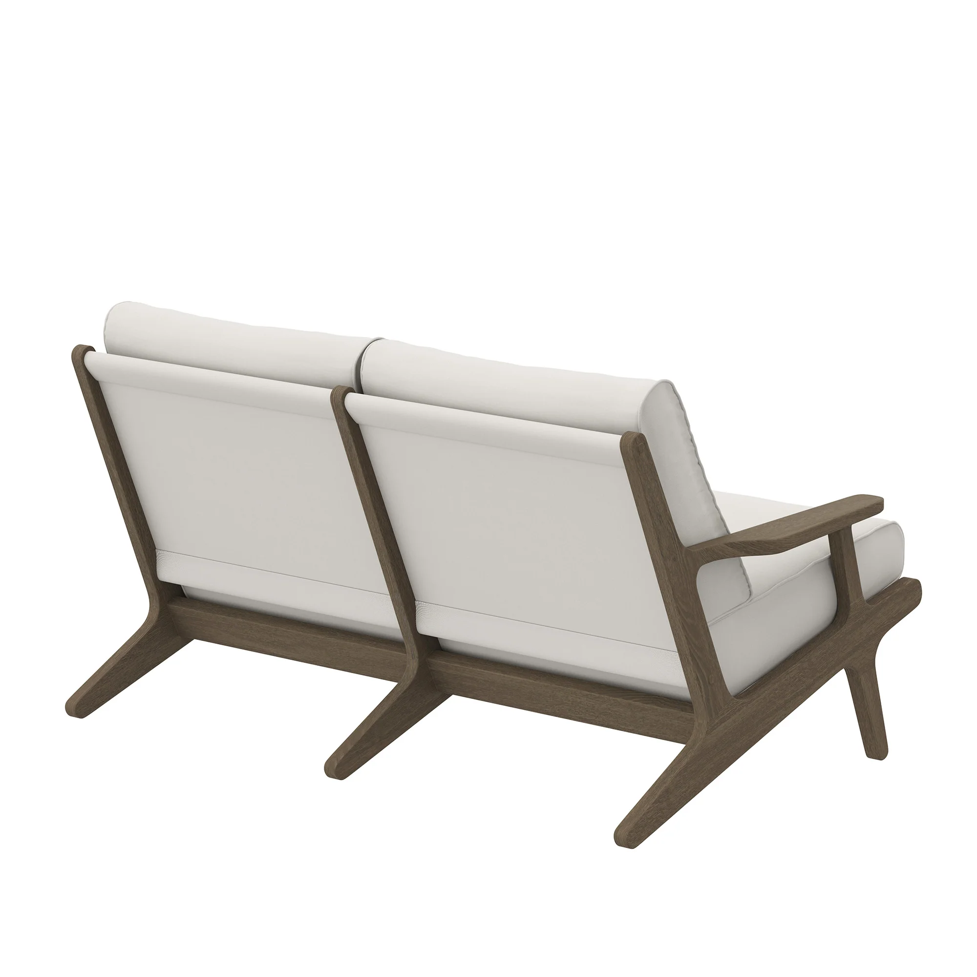 Saratoga Outdoor Patio Teak Wood Loveseat by Modway - Image 4