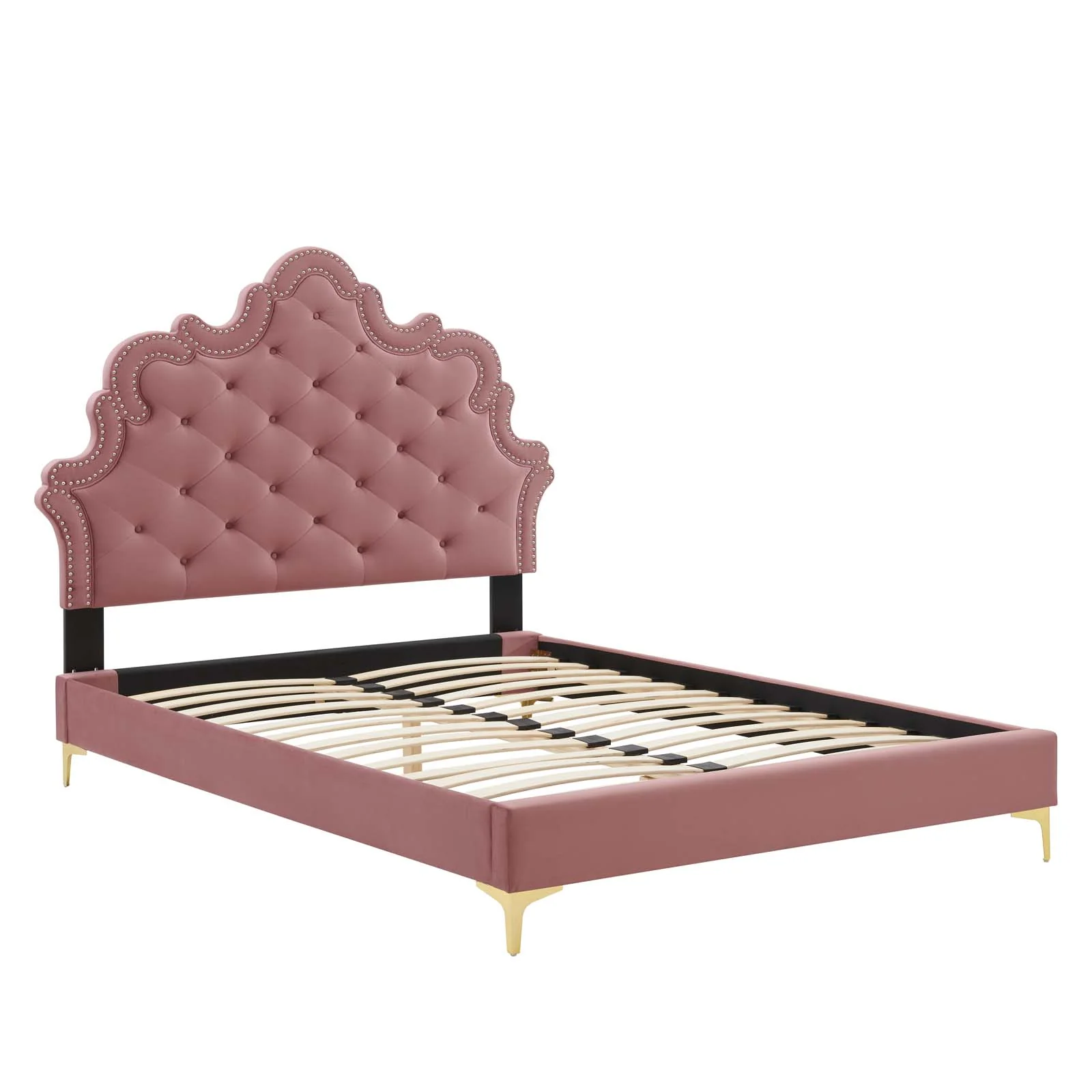 Sasha Button-Tufted Performance Velvet Queen Bed By Modway - MOD-6817 - Image 16