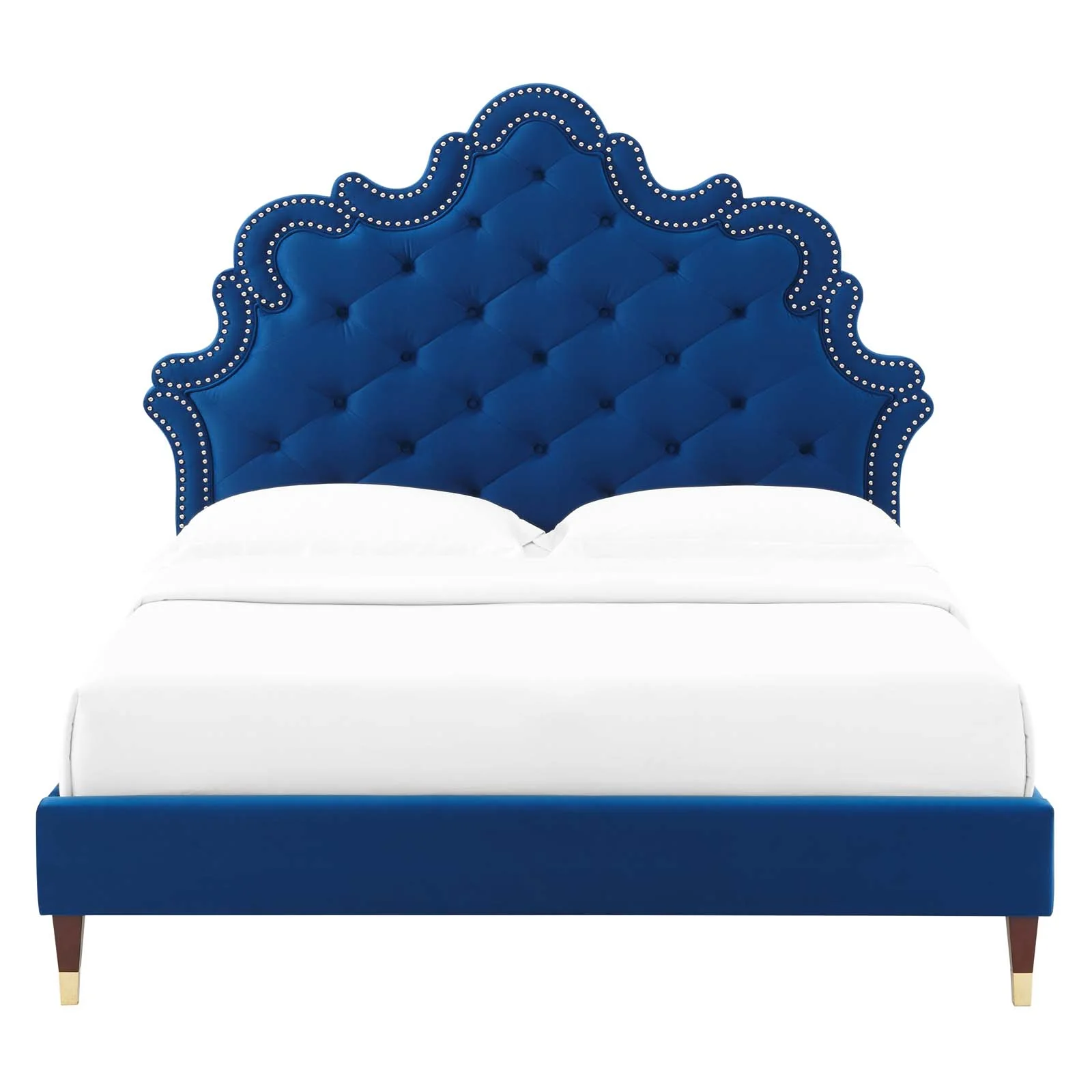 Sasha Button-Tufted Performance Velvet Queen Bed By Modway - MOD-6822 - Image 18