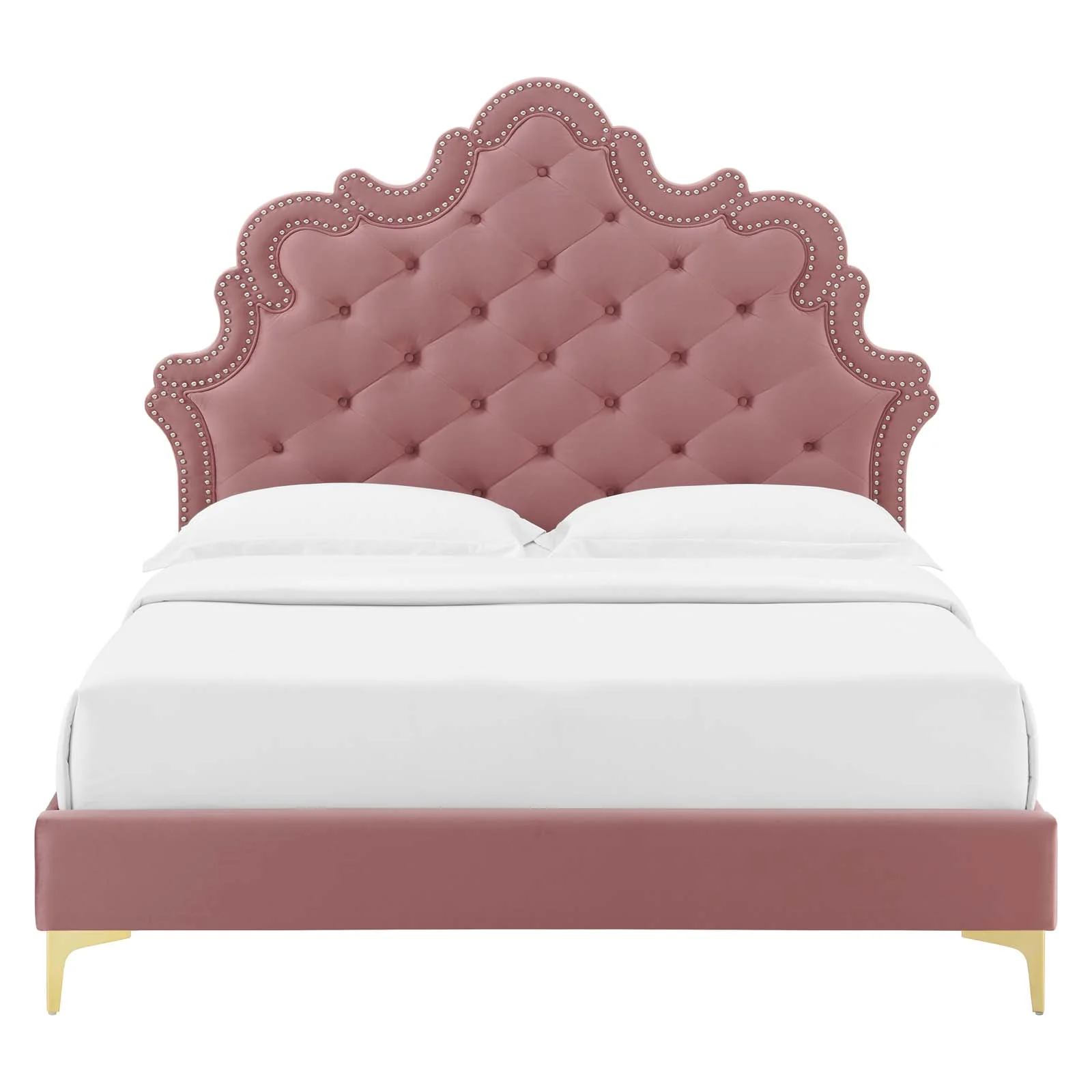 Sasha Button-Tufted Performance Velvet Twin Bed By Modway - MOD-6787 - Image 18