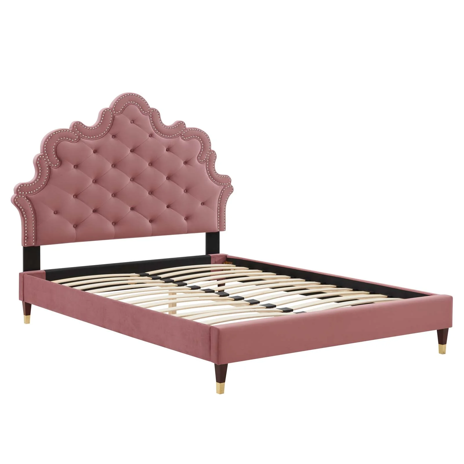 Sasha Button-Tufted Performance Velvet Twin Bed By Modway - MOD-6792 - Image 16