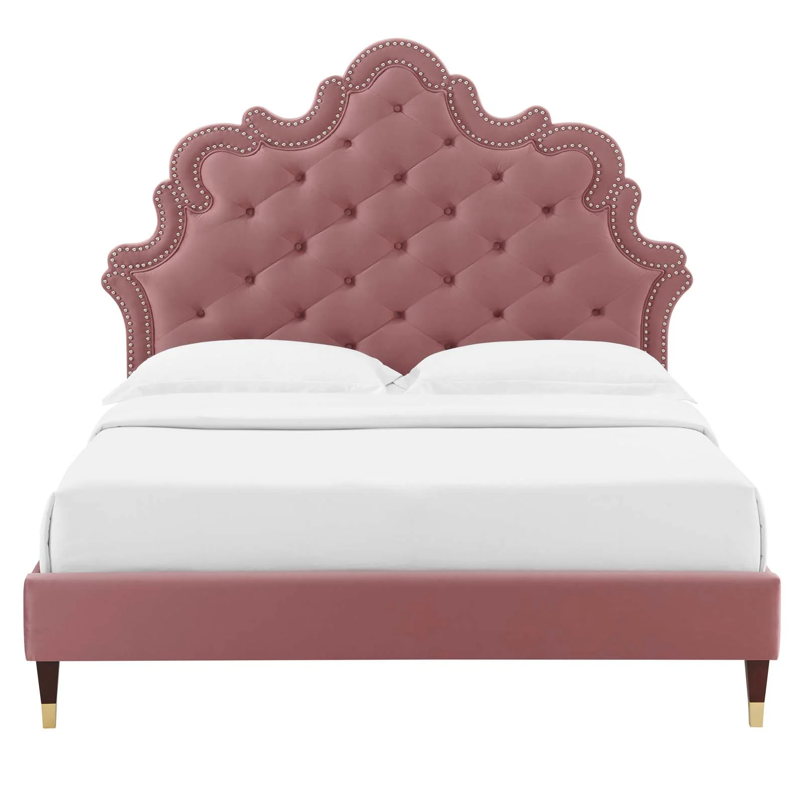 Sasha Button-Tufted Performance Velvet Twin Bed By Modway - MOD-6792 - Image 18