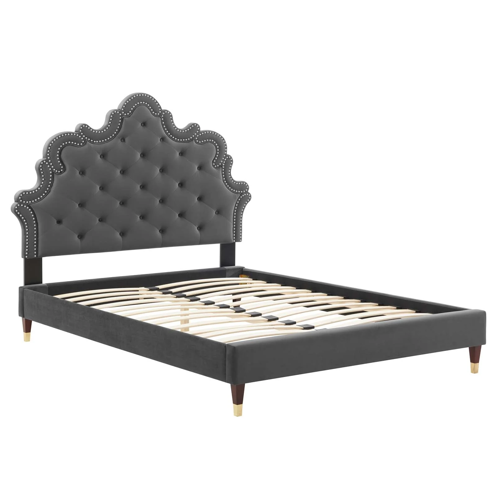 Sasha Button-Tufted Performance Velvet Twin Bed By Modway - MOD-6792 - Image 5