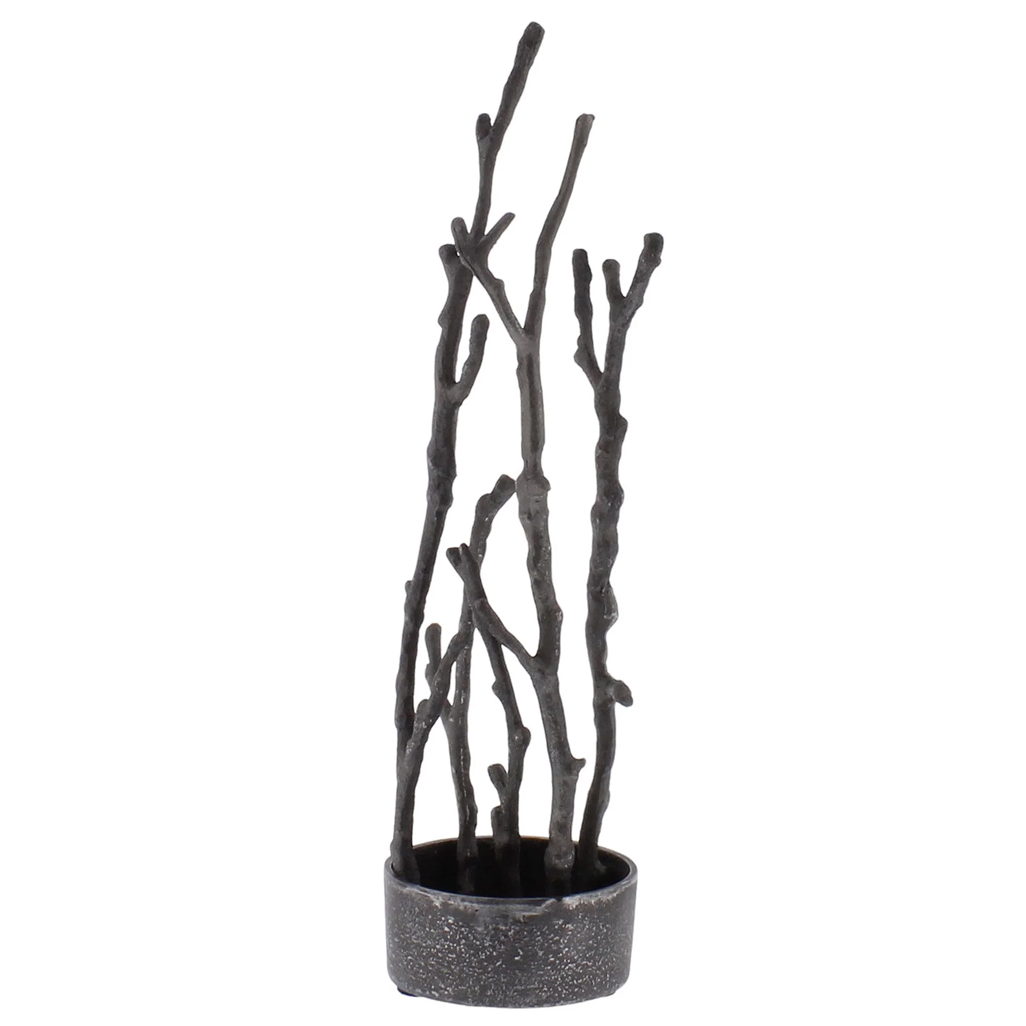 Sculptural Branch Vase, Metal - Round - Nickle By HomArt - Image 3