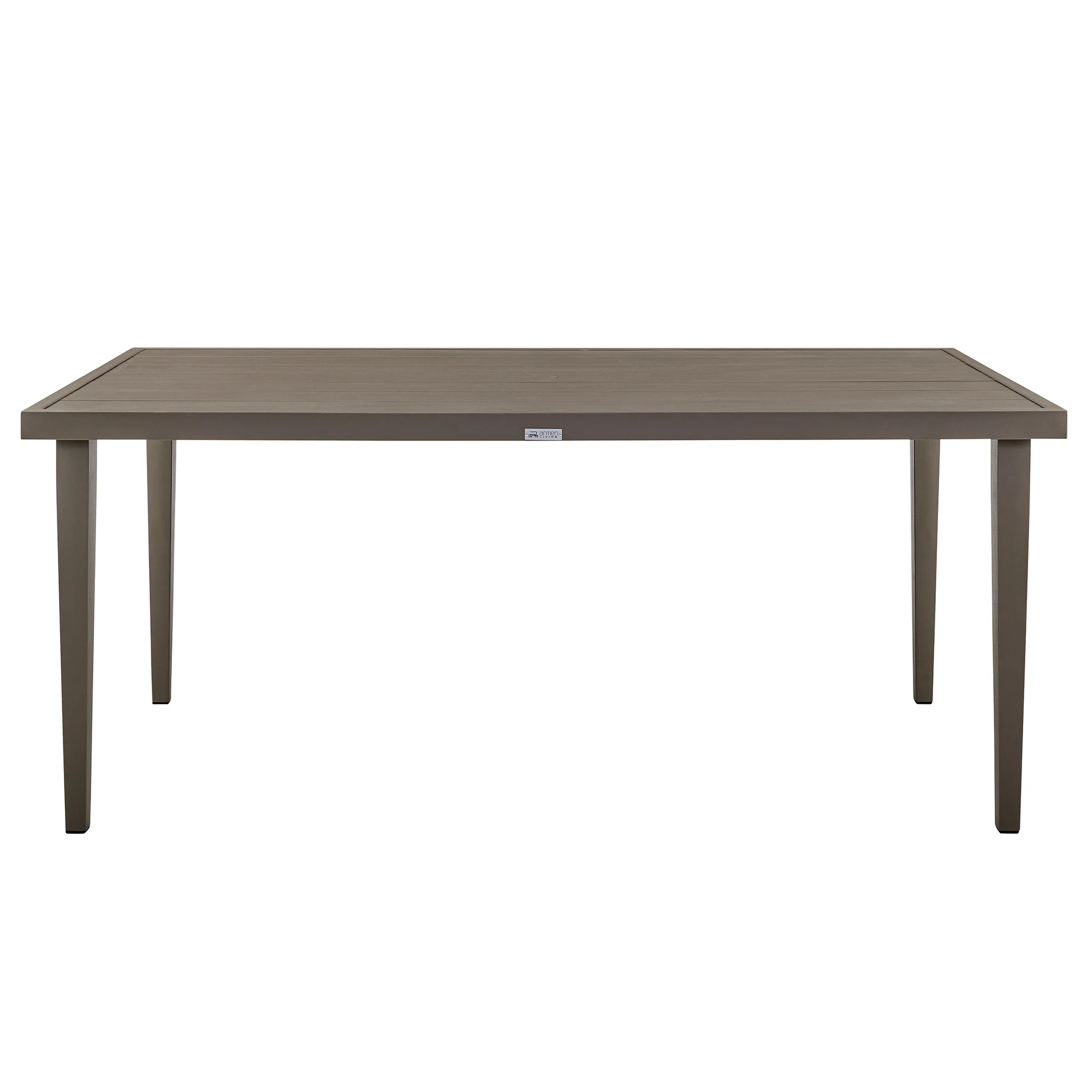 Silvana 5 Piece Gray Aluminum Outdoor Dining Set with Gray Fabric By Armen Living - Image 5