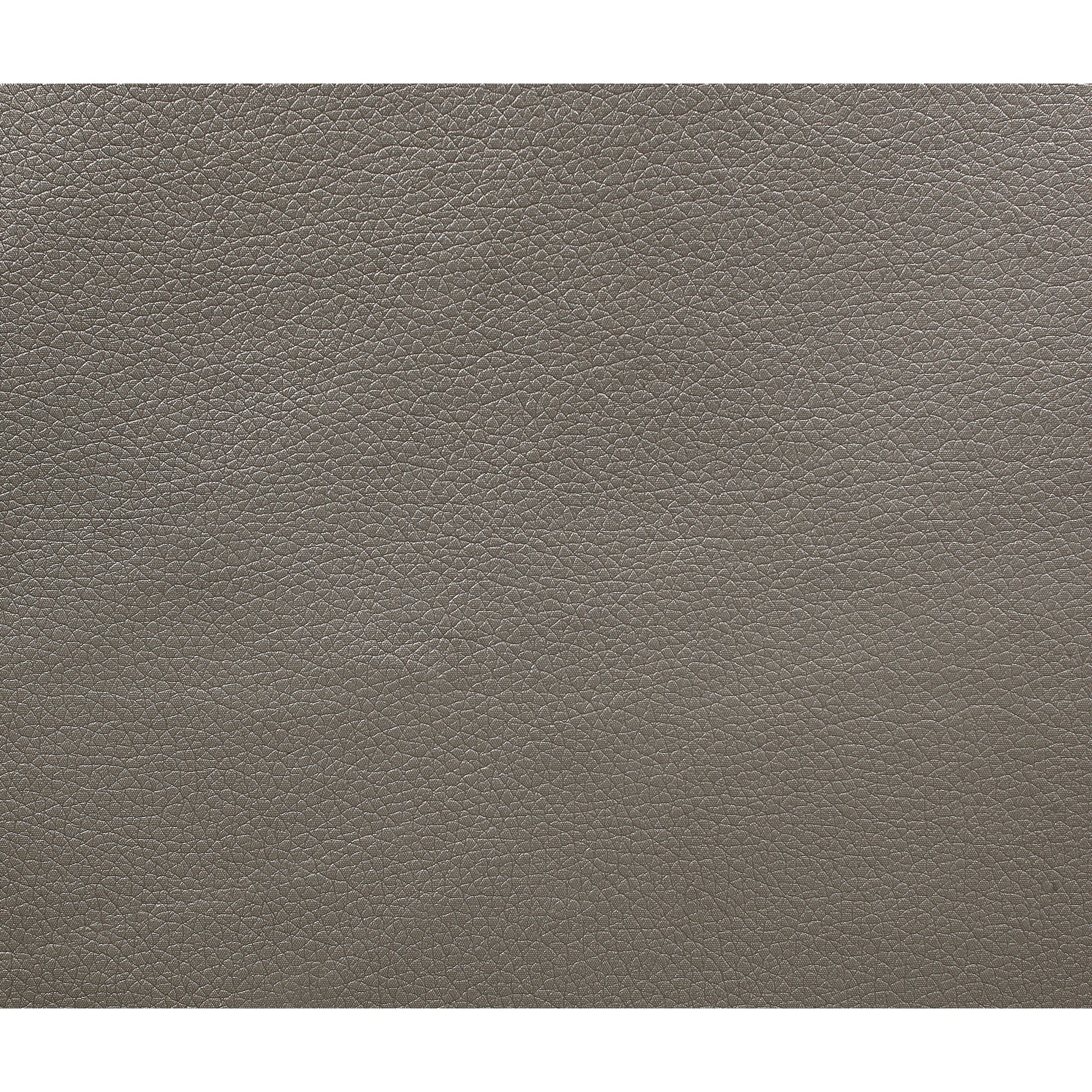 Silver Champagne Tone Full Bed Padded Headboard Padded Footboard Mirror Trim Accents By Homeroots - Image 4