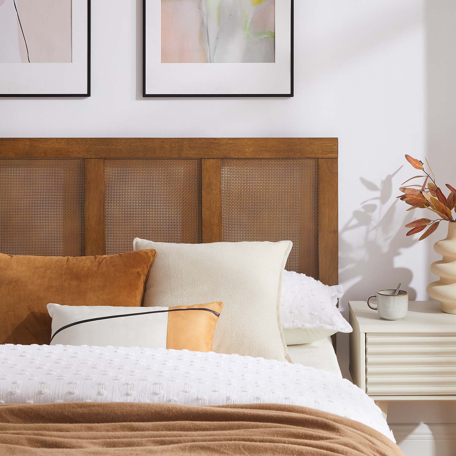 Sirocco Rattan and Wood Queen Platform Bed By Modway - MOD-7154 - Image 14