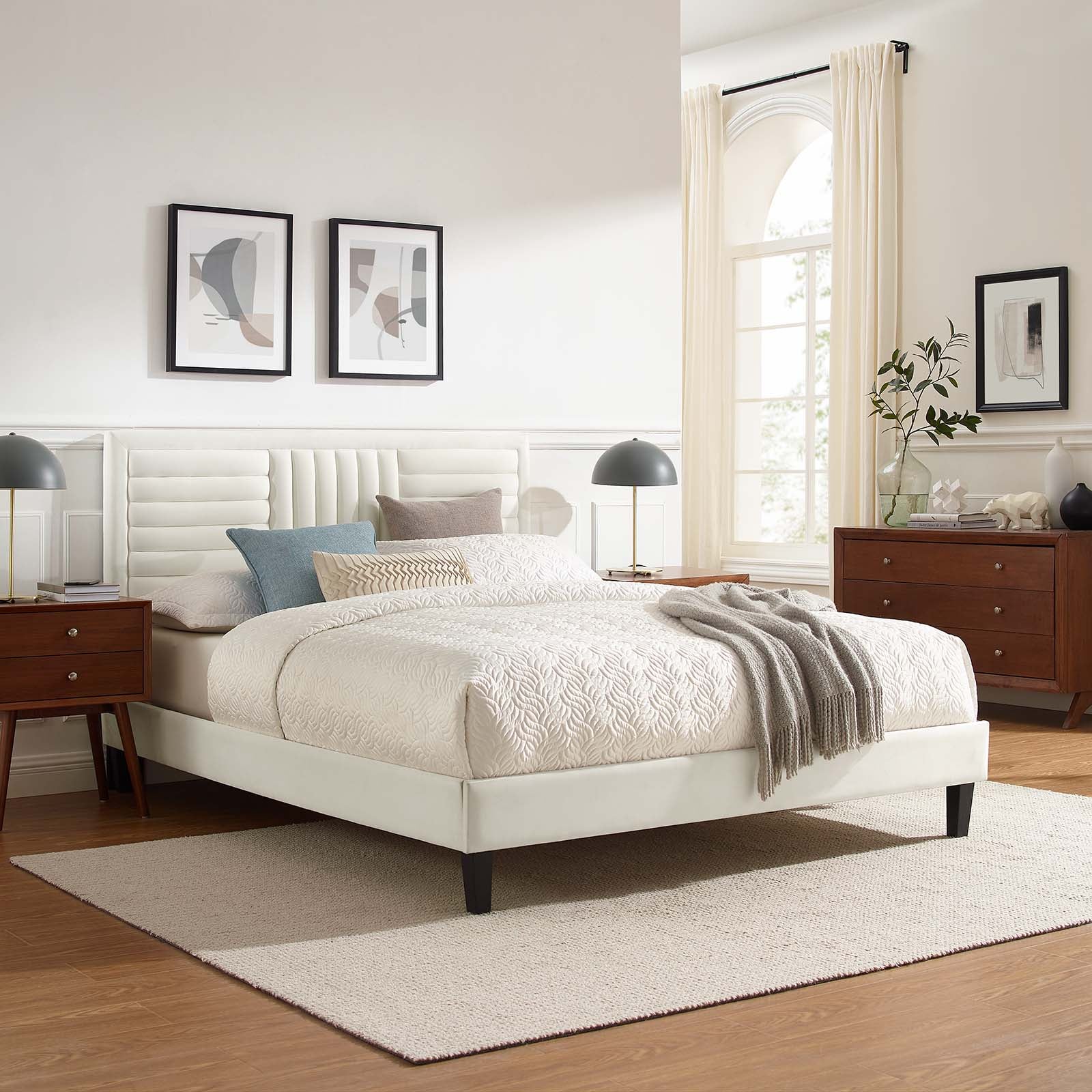 Sofia Channel Tufted Performance Velvet Full Platform Bed By Modway - MOD-6999 - Image 31