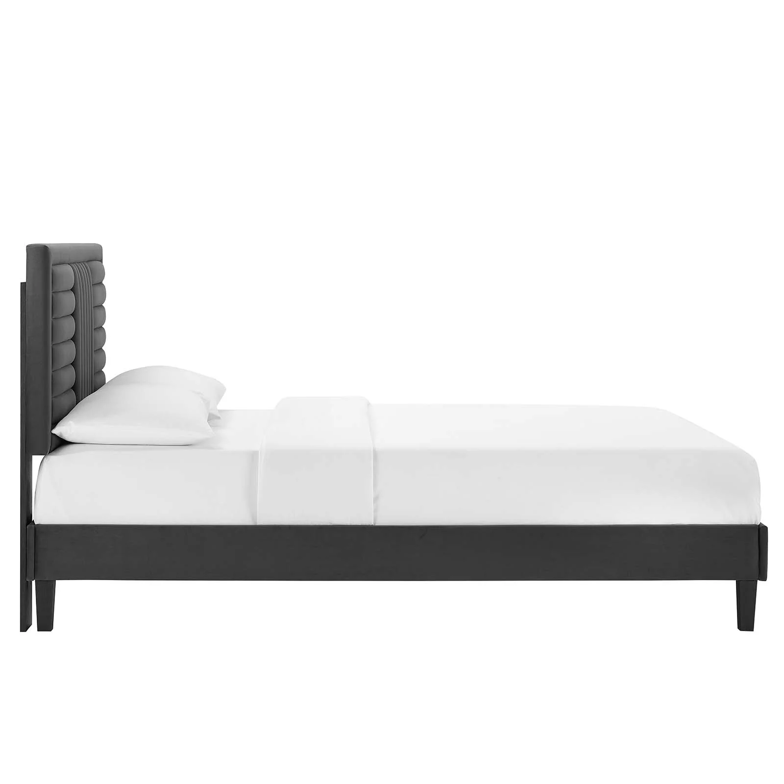 Sofia Channel Tufted Performance Velvet Full Platform Bed By Modway - MOD-6999 - Image 4