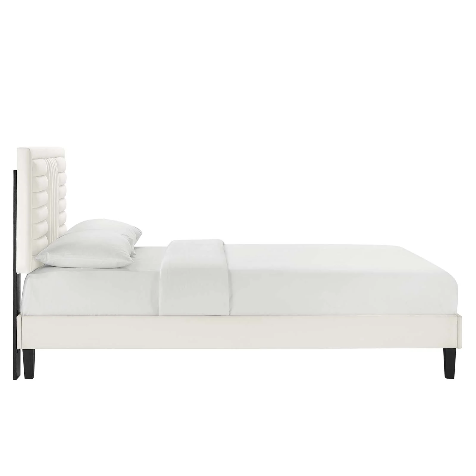 Sofia Channel Tufted Performance Velvet King Platform Bed By Modway - MOD-7011 - Image 27