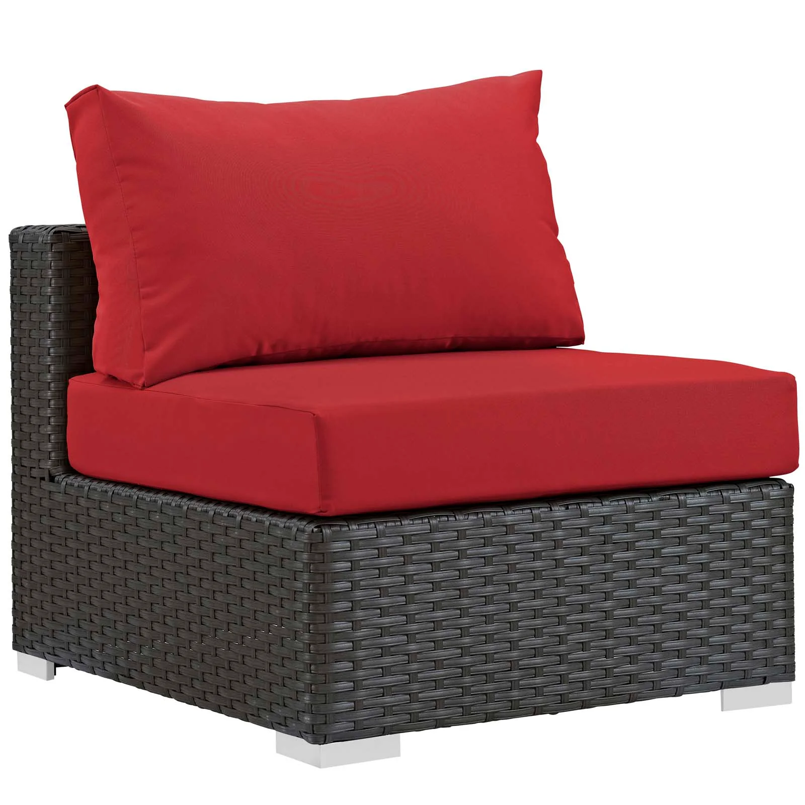 Sojourn 11 Piece Outdoor Patio Sunbrella® Sectional Set By Modway - EEI-1885 - Image 6