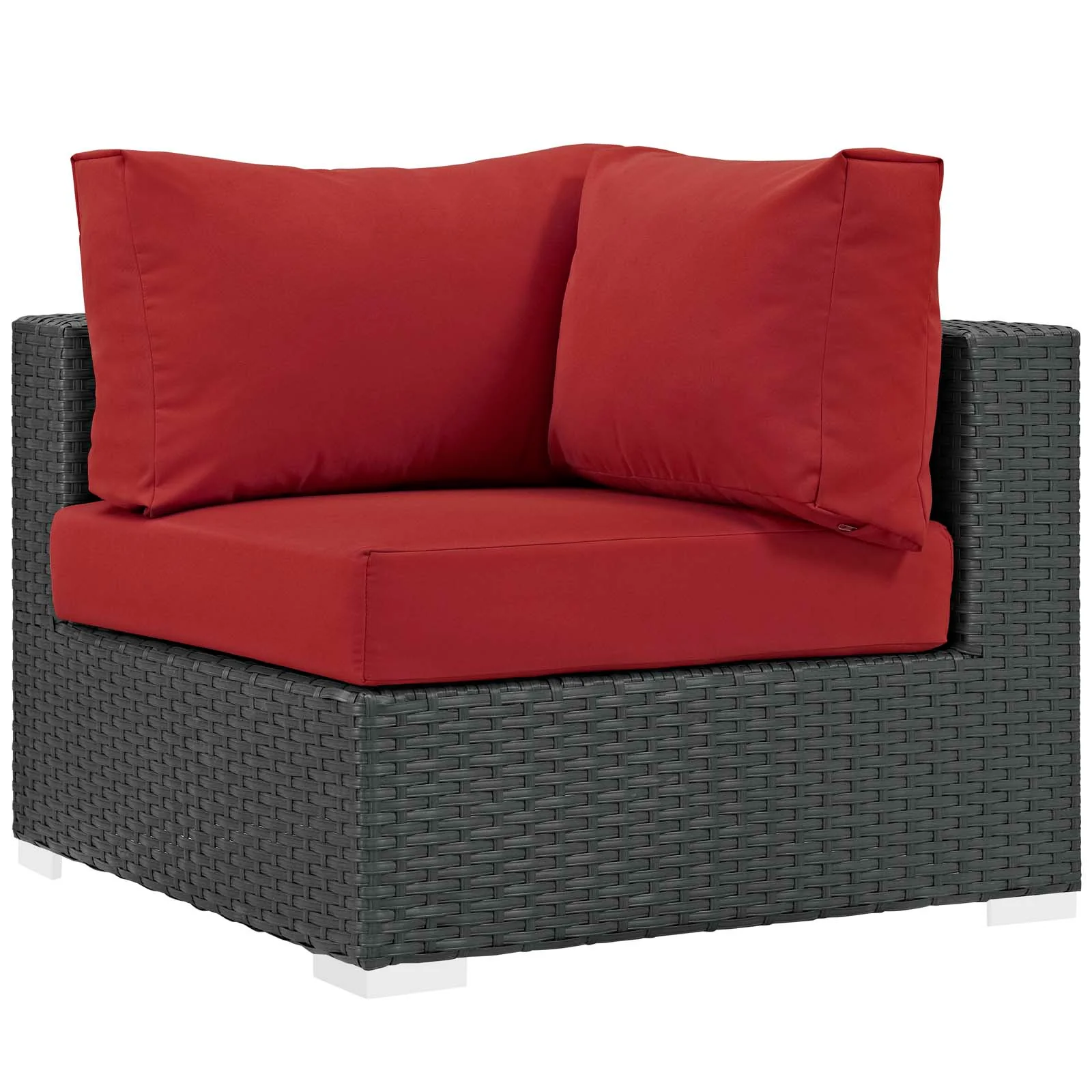Sojourn 11 Piece Outdoor Patio Sunbrella® Sectional Set By Modway - EEI-1885 - Image 7