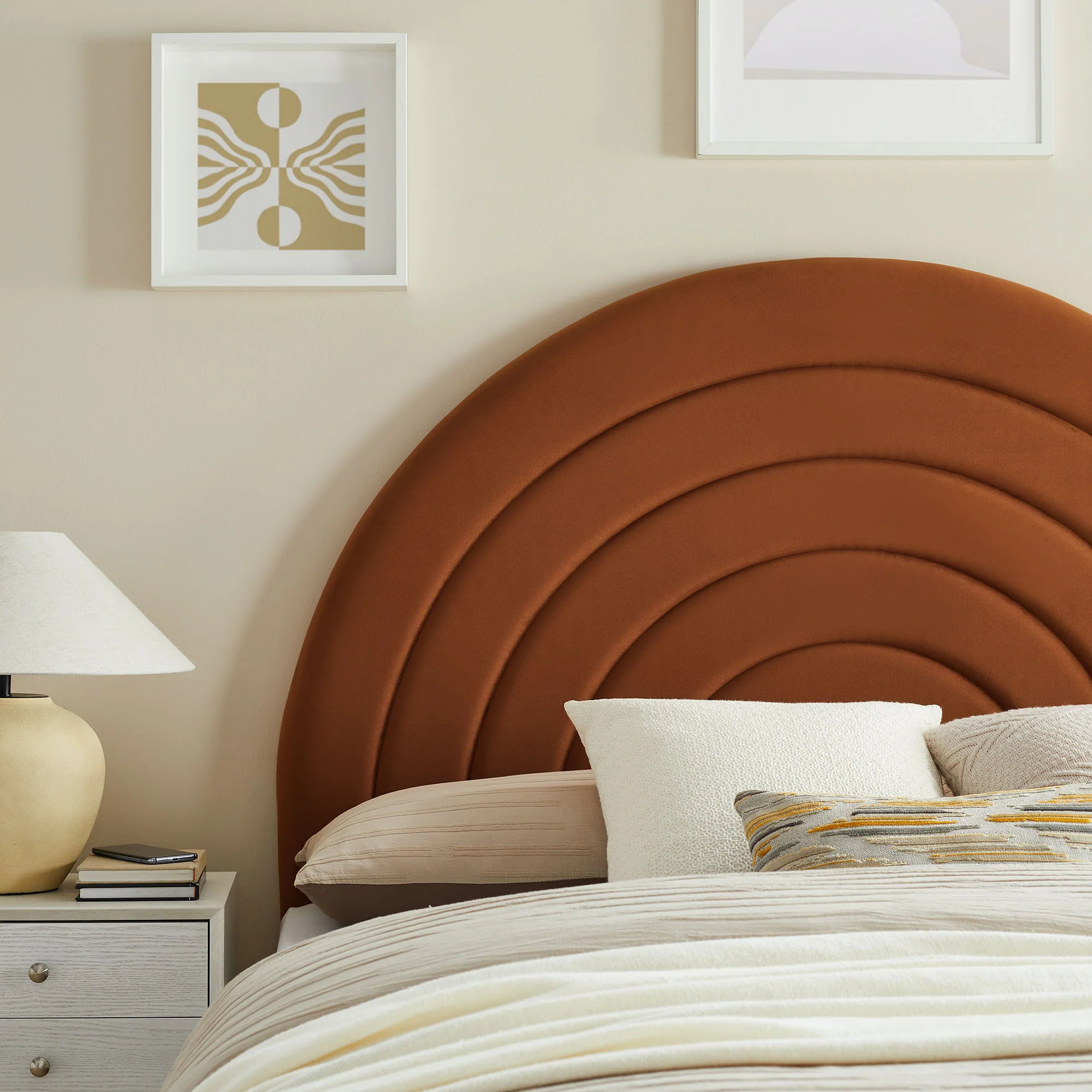 Solana Arched Performance Velvet Full Headboard by Modway - Image 32