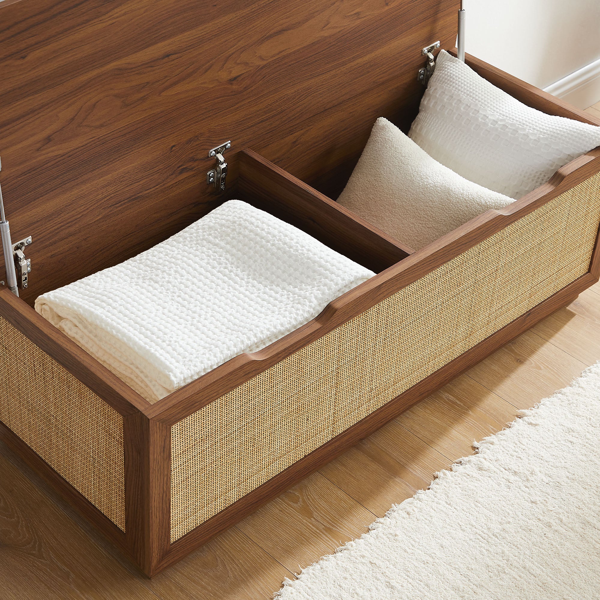 Soma 47" Rattan Storage Bench by Modway - Image 16