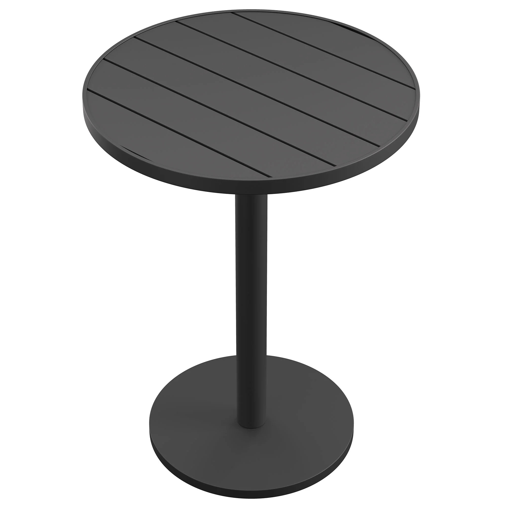 Tahoe 31 Inch Round Outdoor Patio Aluminum Bar Table by Modway - Image 2