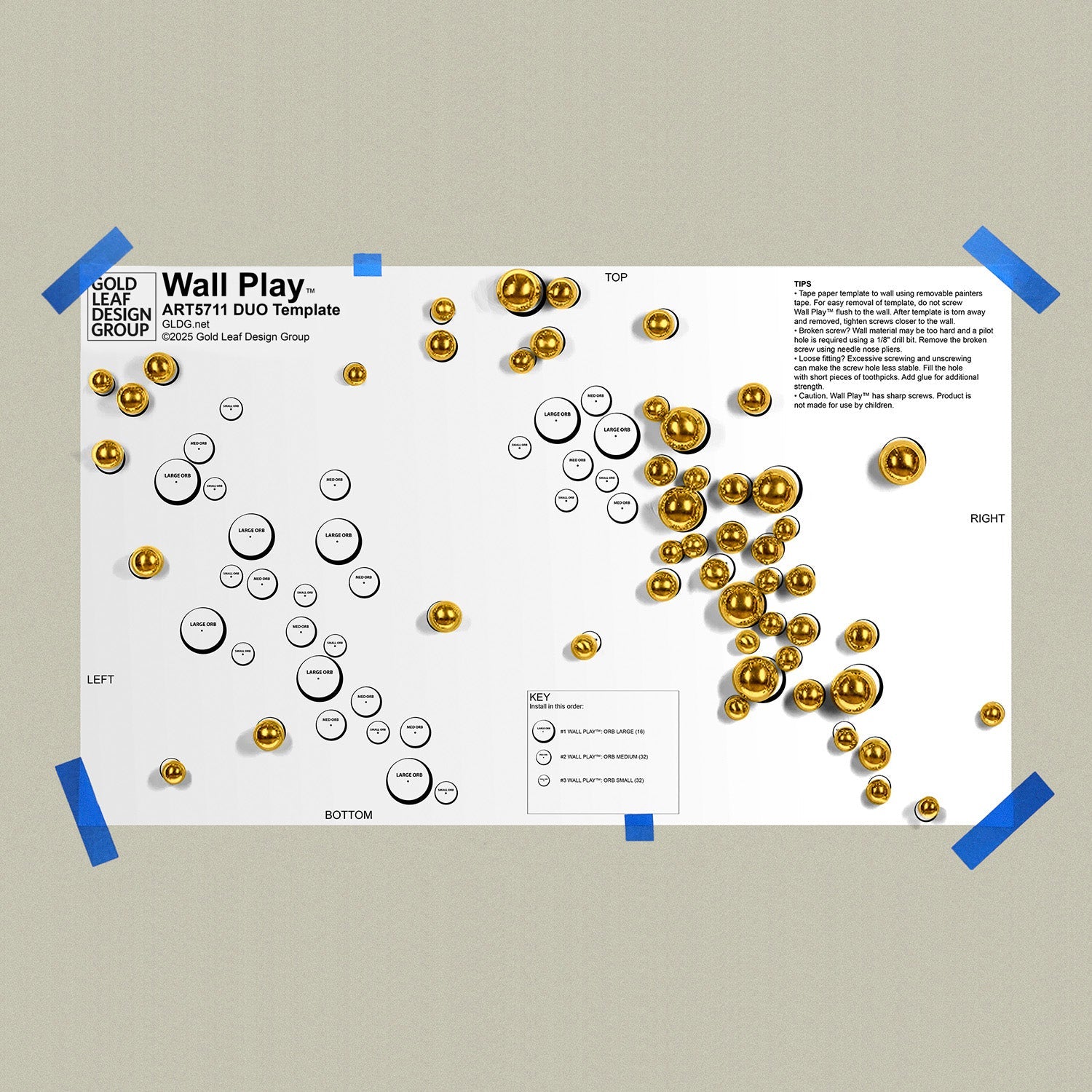 Template Kit - DUO Orb, ~59"W By Gold Leaf - Image 5