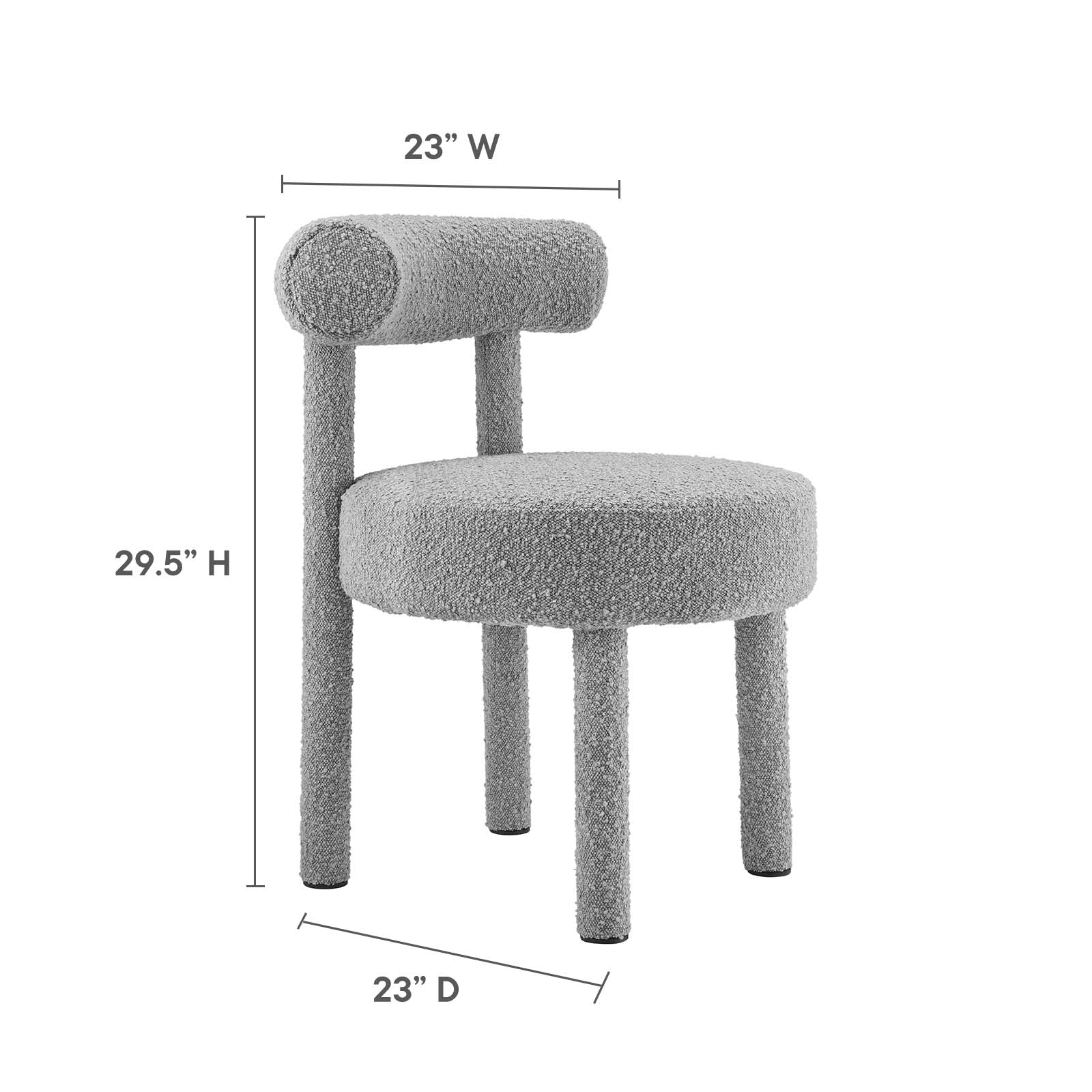 Toulouse Boucle Fabric Dining Chair - Set of 2 By Modway - EEI-6705 - Image 30