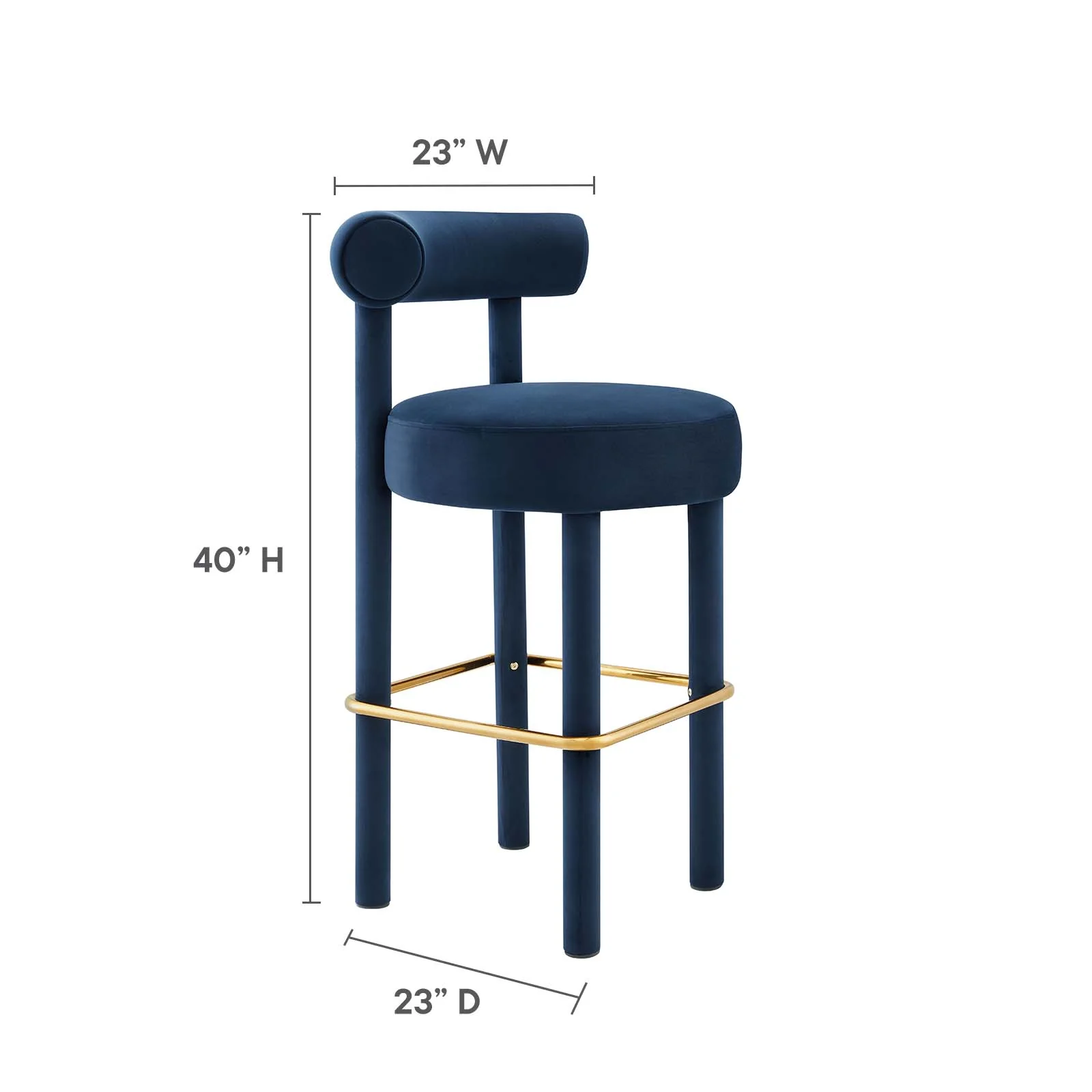 Toulouse Performance Velvet Bar Stool - Set of 2 By Modway - EEI-6710 - Image 30
