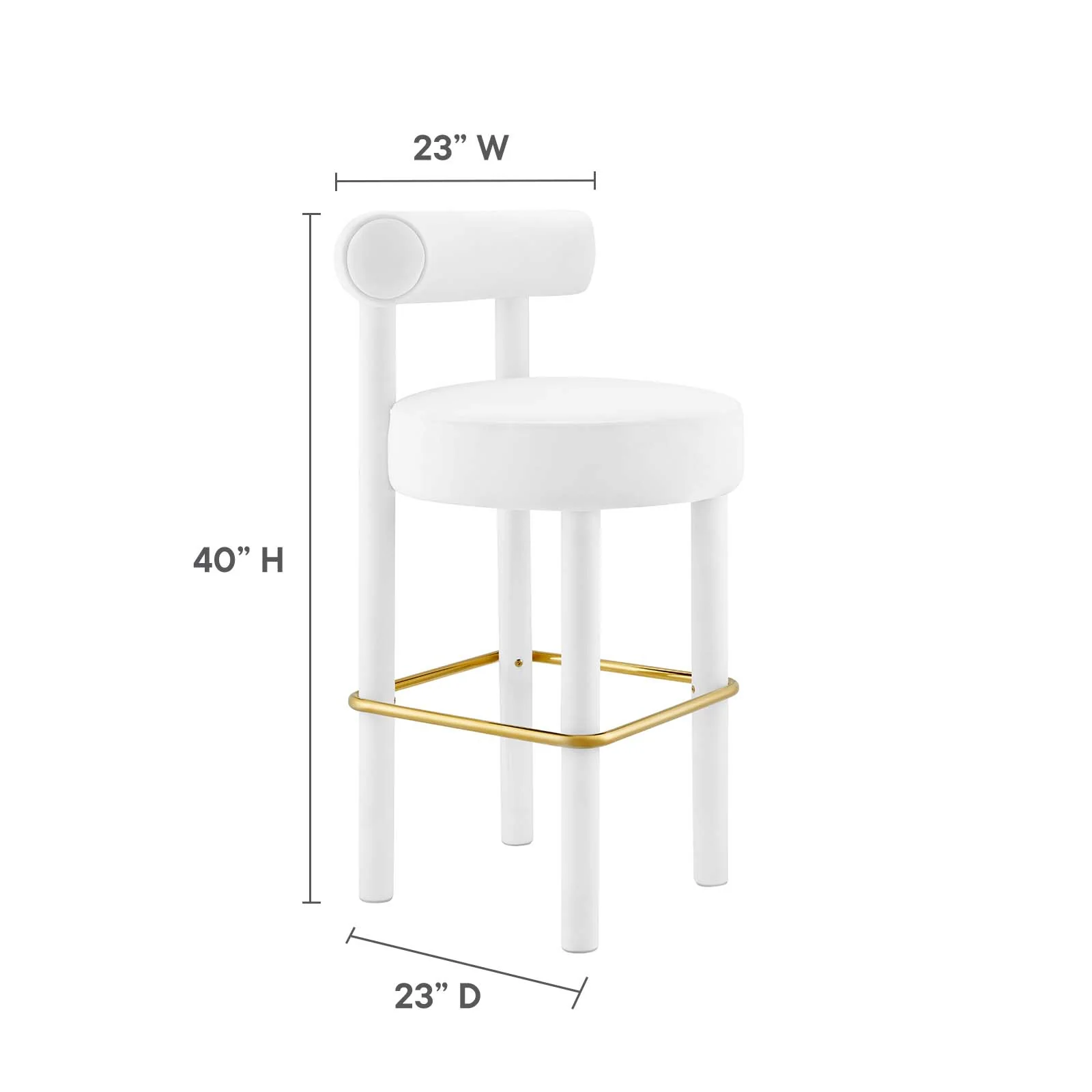 Toulouse Performance Velvet Bar Stool - Set of 2 By Modway - EEI-6710 - Image 40