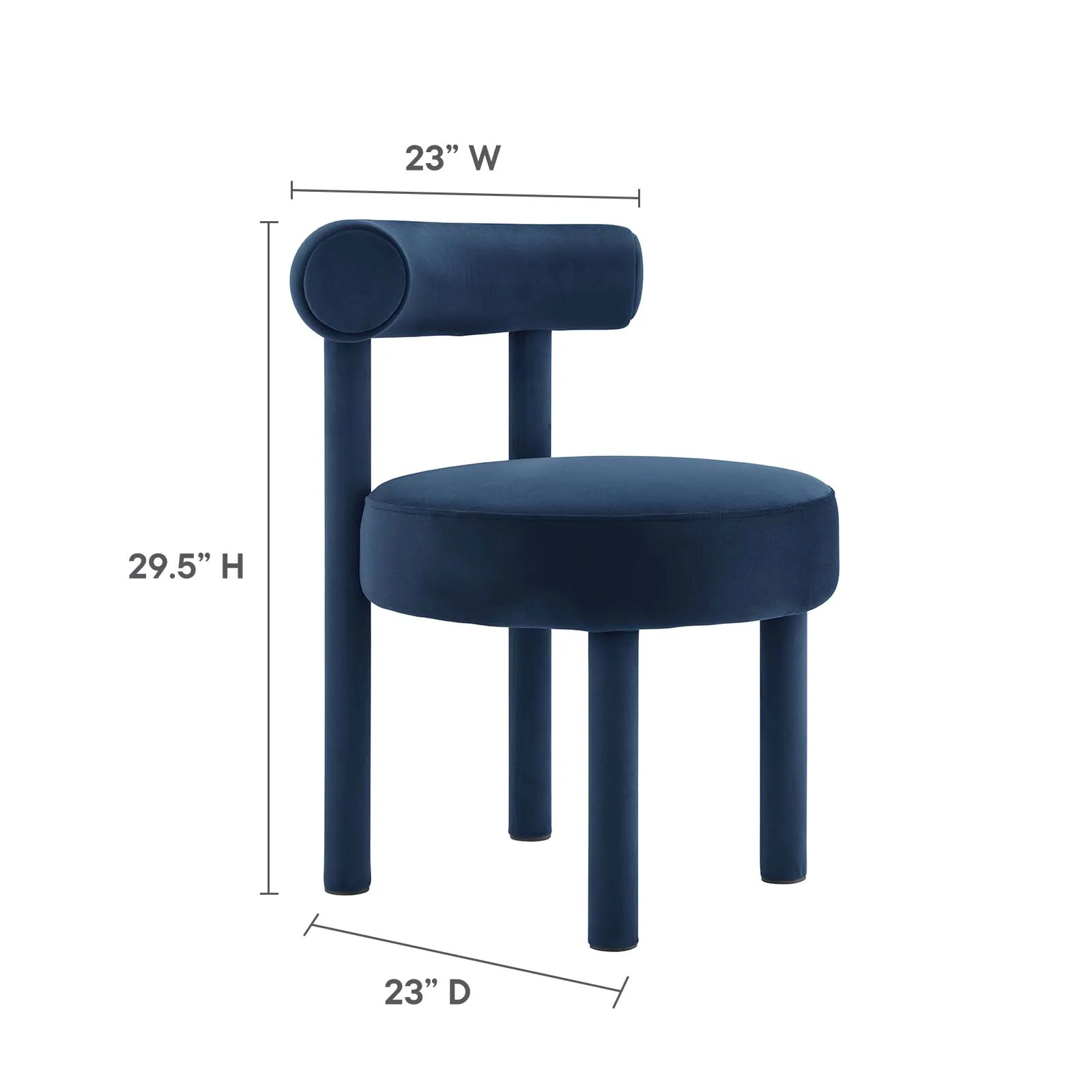 Toulouse Performance Velvet Dining Chair By Modway - EEI-6388 - Image 24