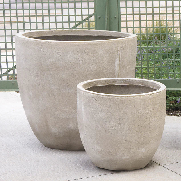 Urbano Flared Short Planters, Set Of 2 By Gold Leaf Design Group