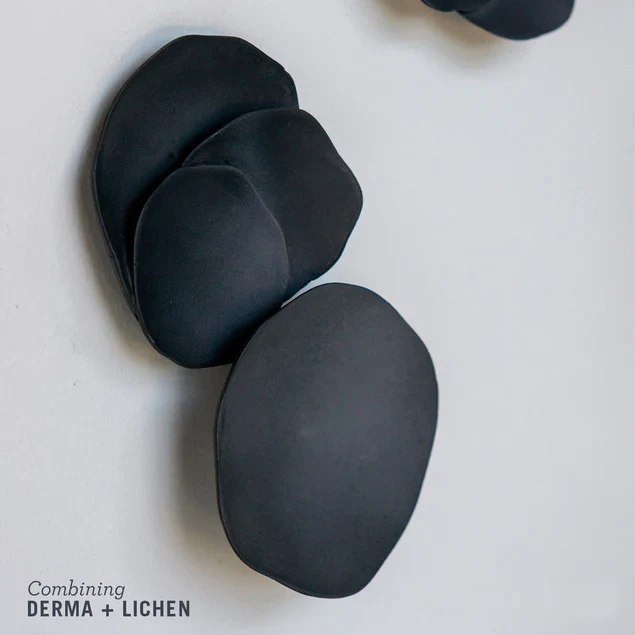 Wall Play Derma, Black Set Of 10 By Gold Leaf Design Group