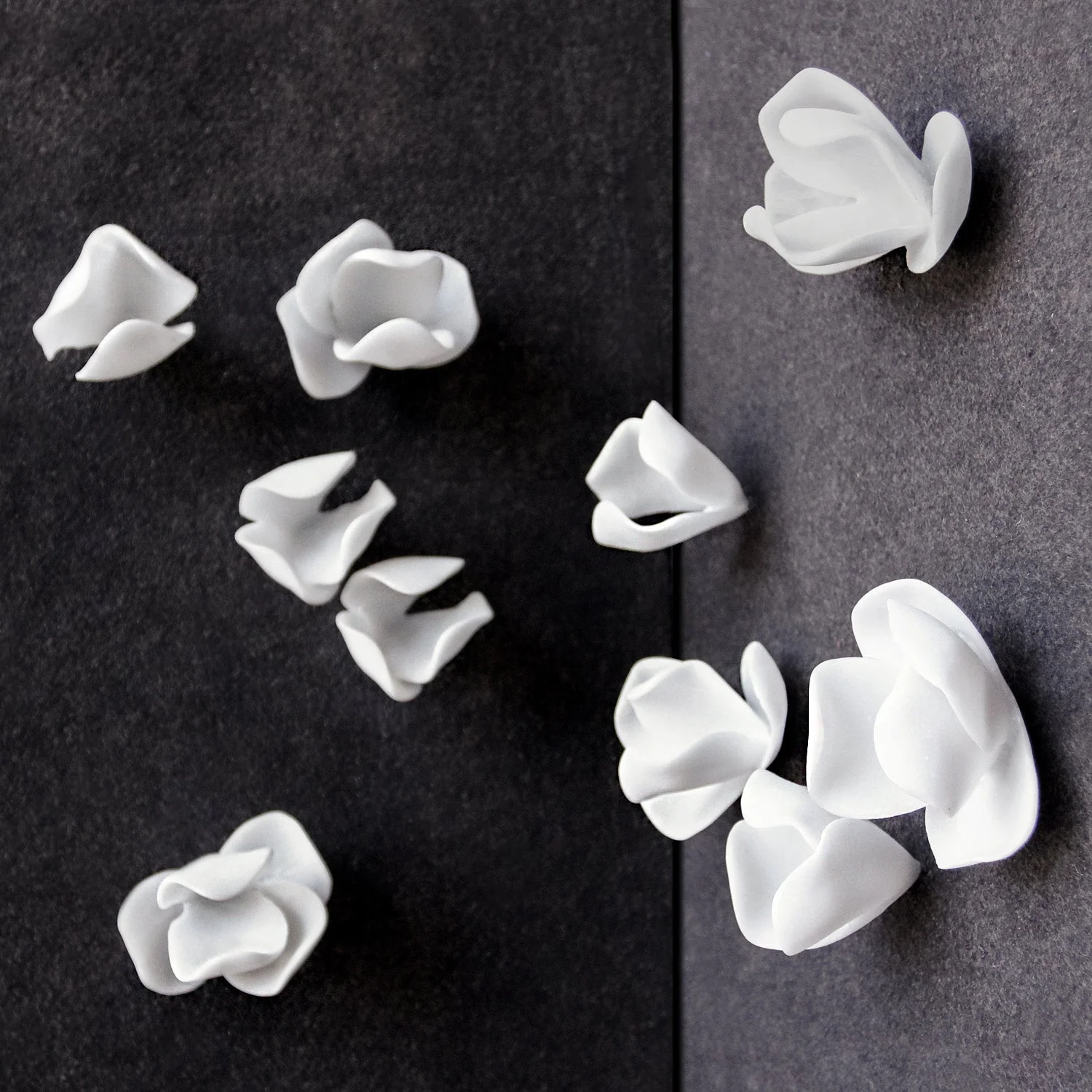 Wall Play™: Petals, Off-White, Set/2 By Gold Leaf - Image 3