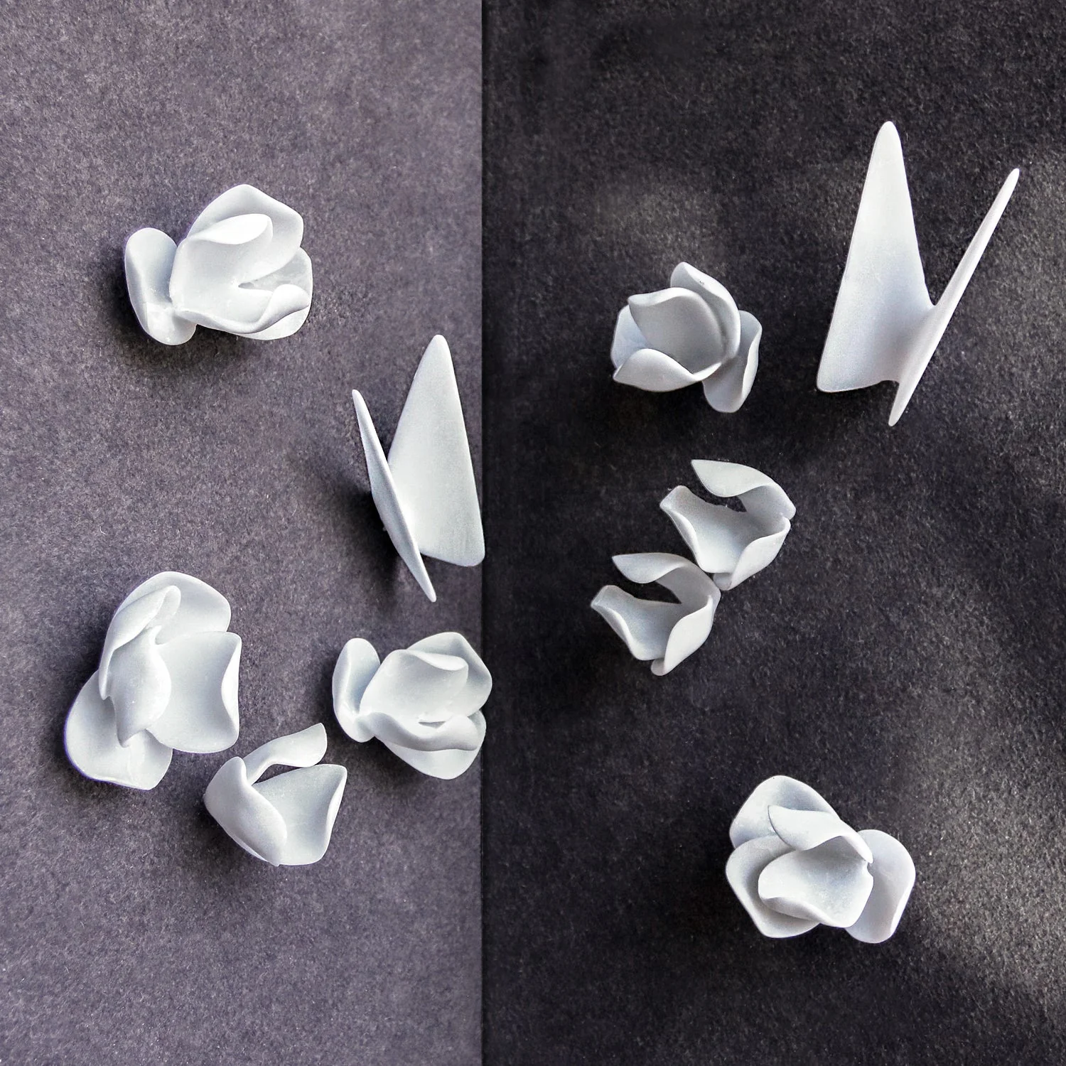 Wall Play™: Petals, Off-White, Set/2 By Gold Leaf - Image 4