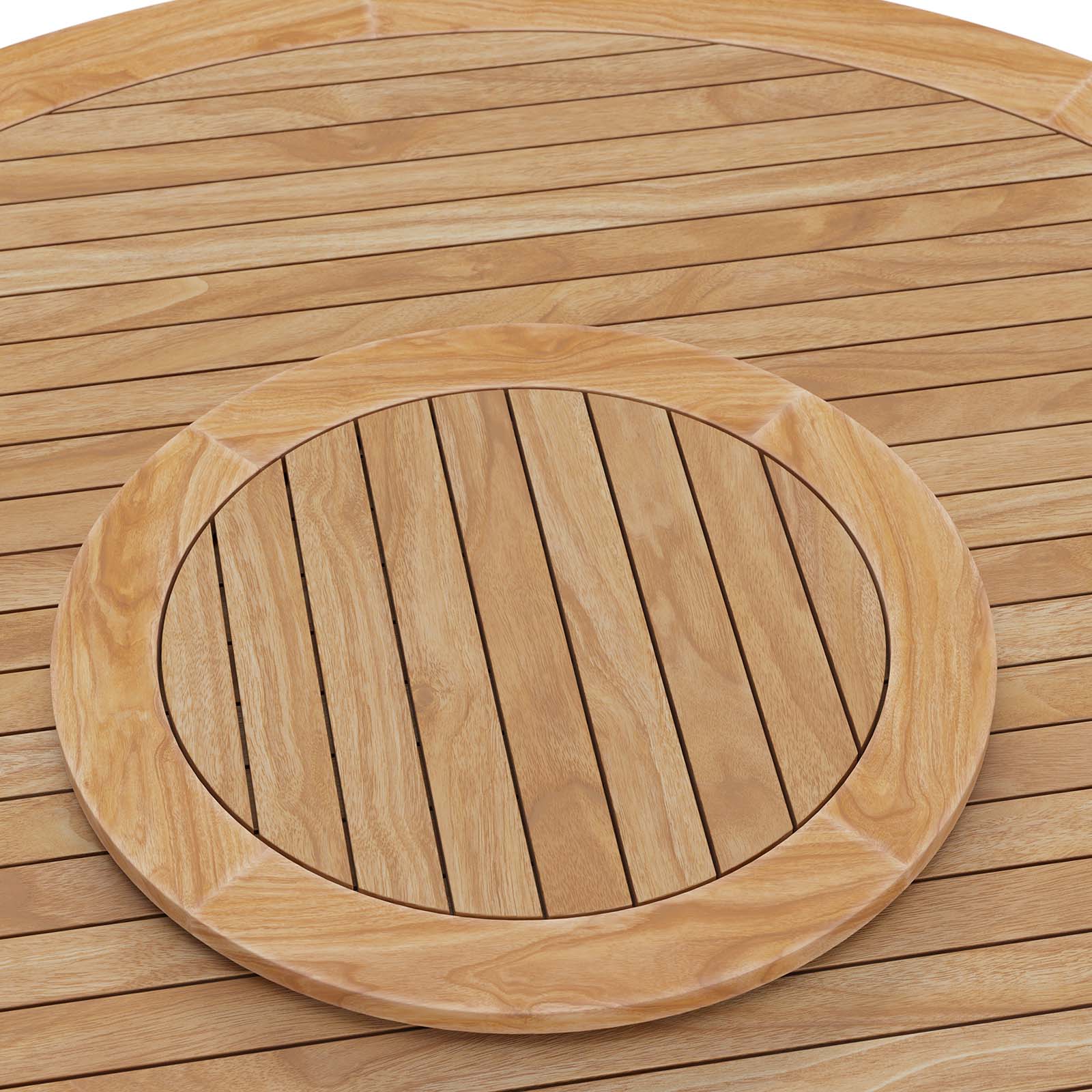 Wellspring 63" Outdoor Patio Teak Wood Dining Table By Modway - EEI-5745 - Image 4