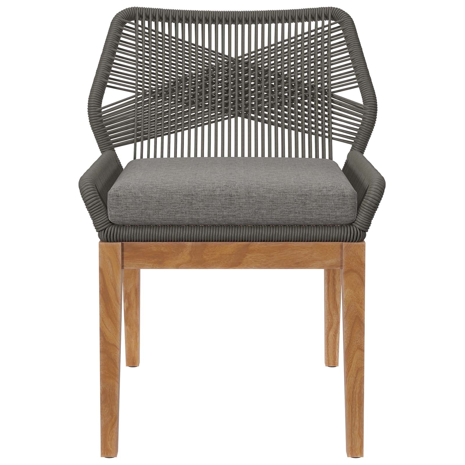 Wellspring Outdoor Patio Teak Wood Dining Chair By Modway - EEI-5747 - Image 11