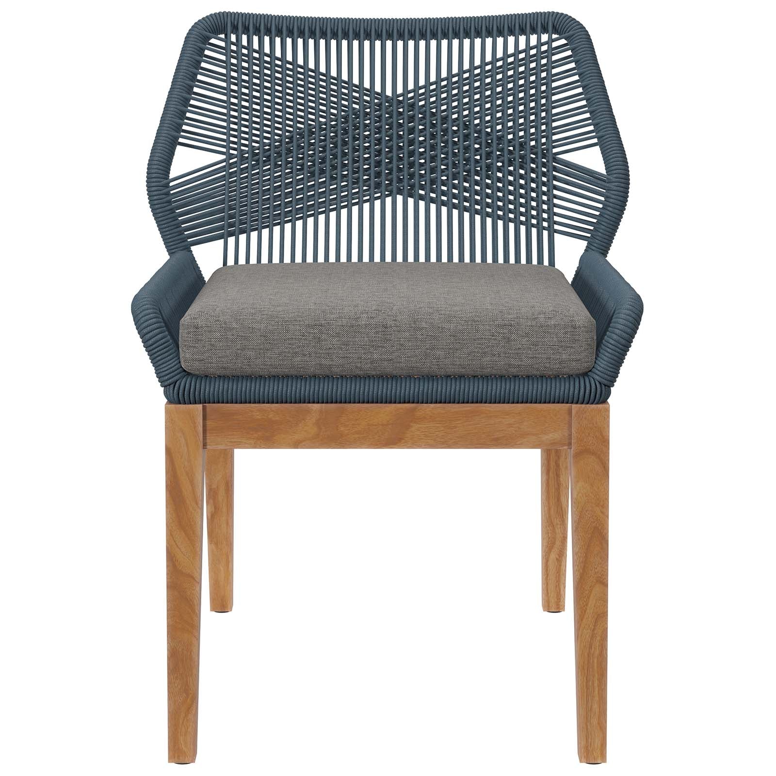 Wellspring Outdoor Patio Teak Wood Dining Chair By Modway - EEI-5747 - Image 5
