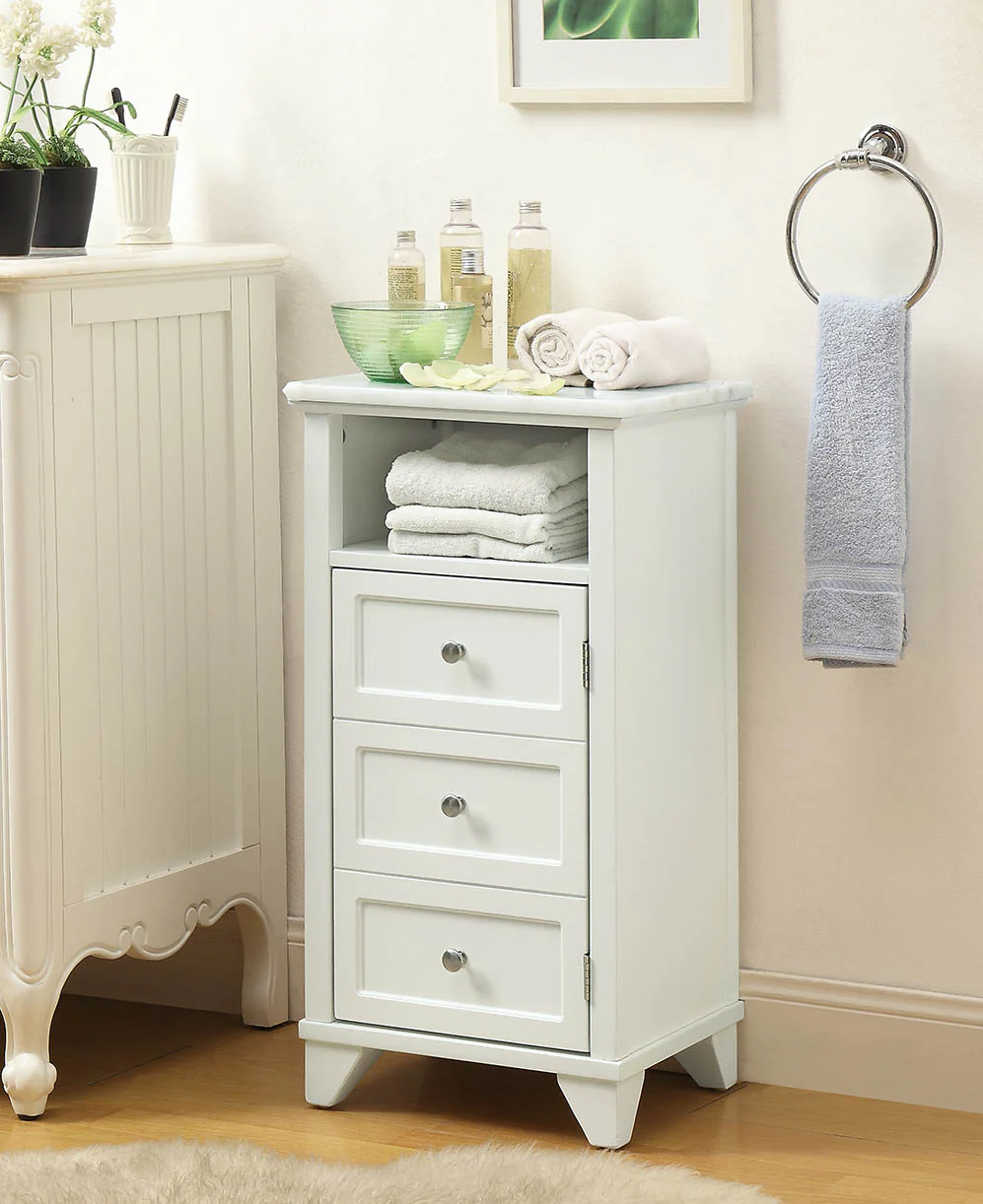 White Cabinet By Homeroots