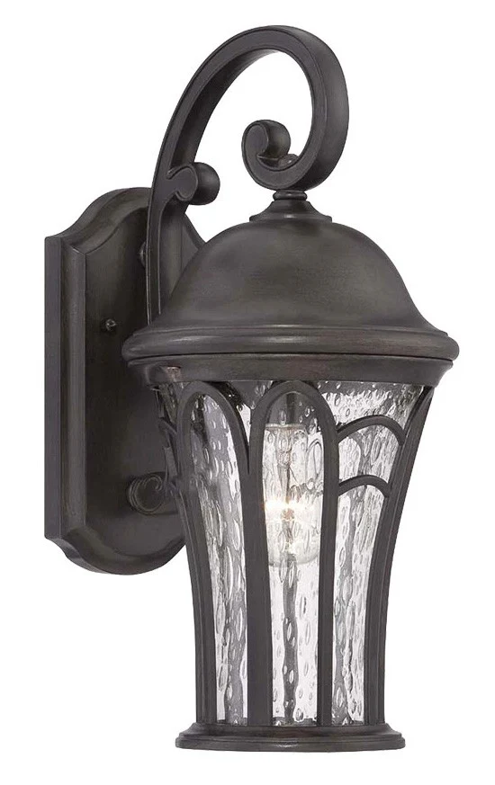 XL Matte Black Tapered Goblet Wall Light By Homeroots