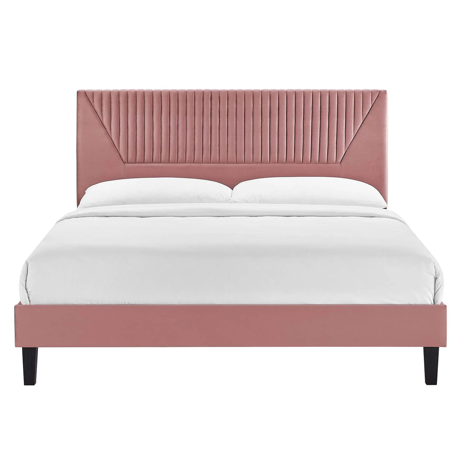 Yasmine Channel Tufted Performance Velvet Full Platform Bed By Modway - MOD-7000 - Image 11