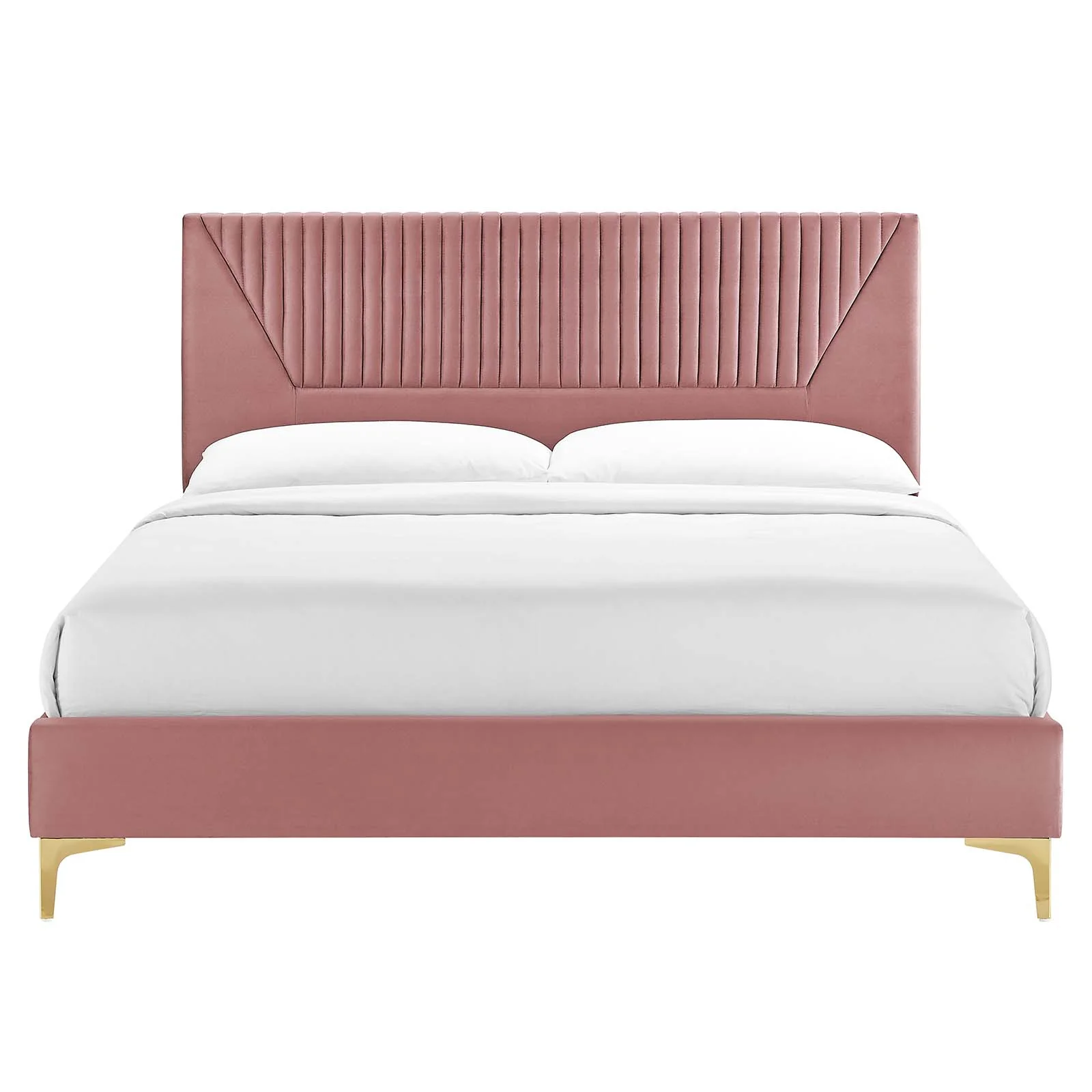 Yasmine Channel Tufted Performance Velvet King Platform Bed By Modway - MOD-7016 - Image 11