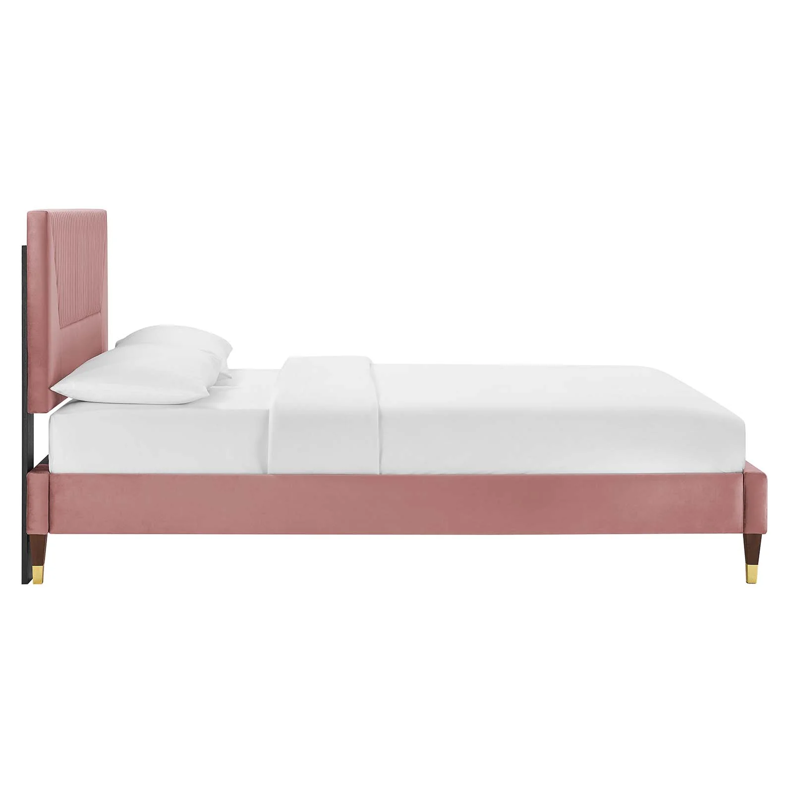 Yasmine Channel Tufted Performance Velvet Queen Platform Bed By Modway - MOD-6972 - Image 10