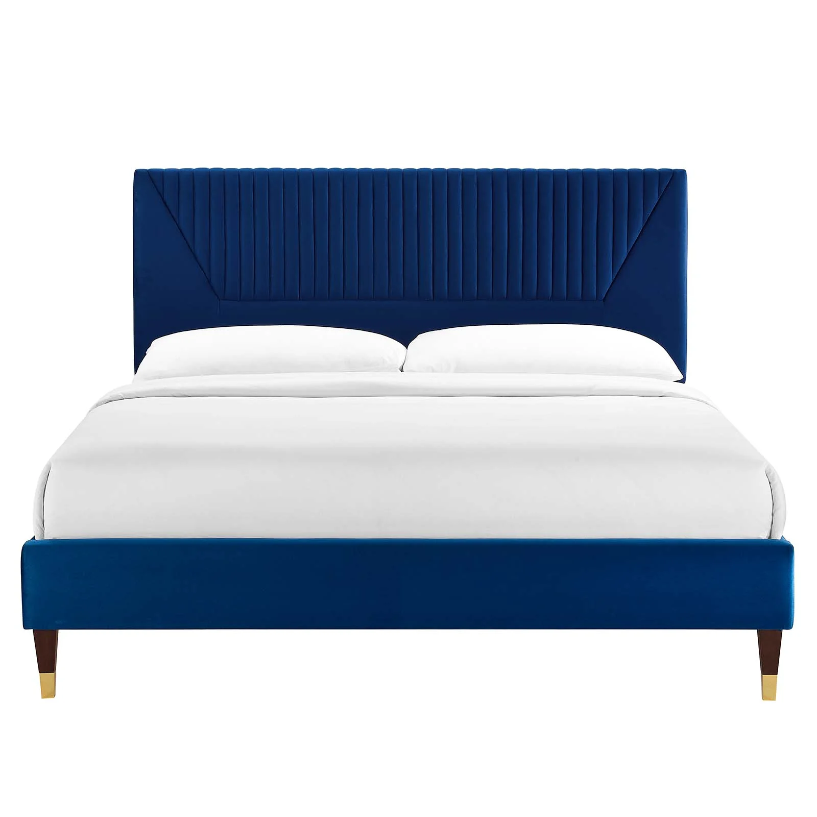 Yasmine Channel Tufted Performance Velvet Queen Platform Bed By Modway - MOD-6972 - Image 19