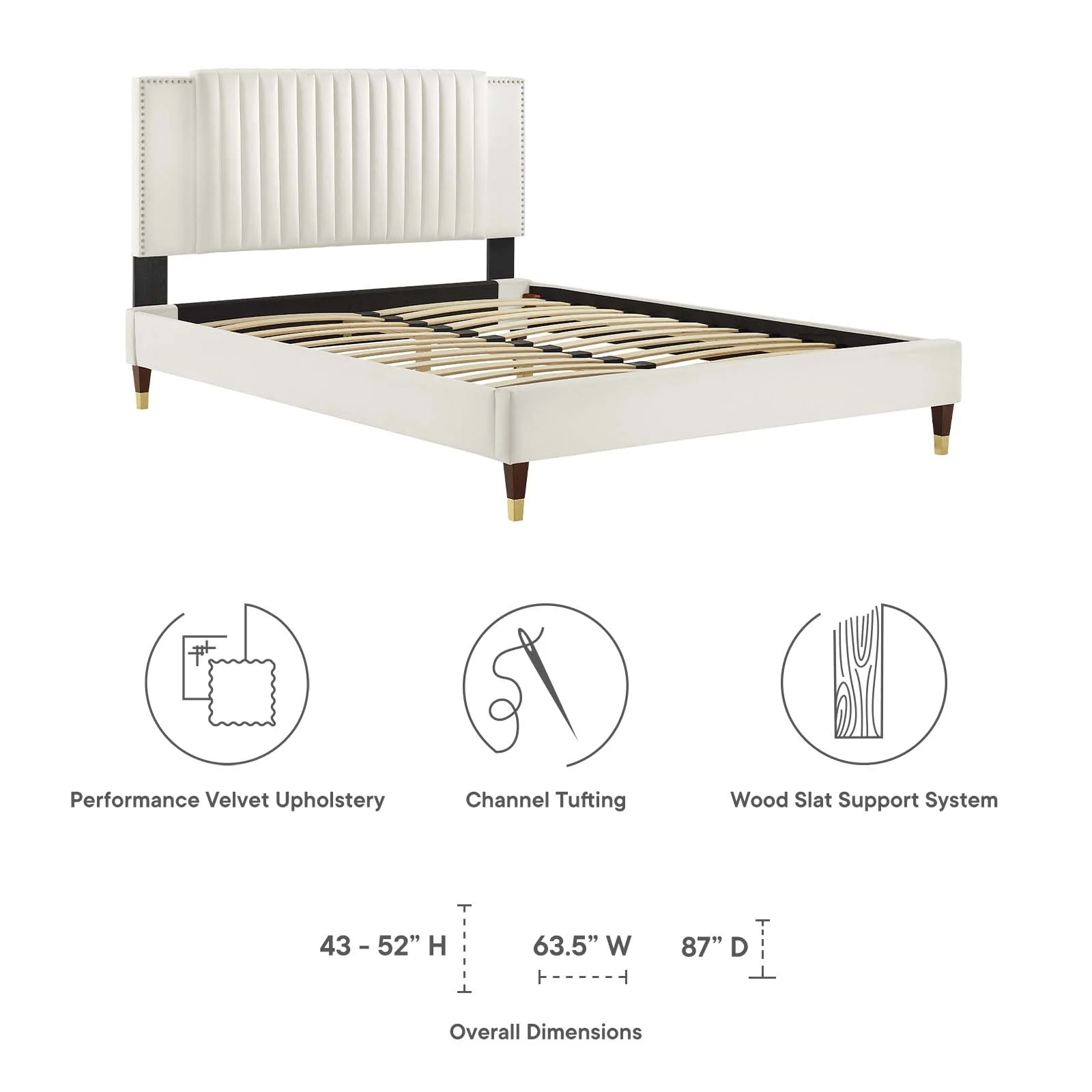 Zahra Channel Tufted Performance Velvet Full Platform Bed By Modway - MOD-6994 - Image 30