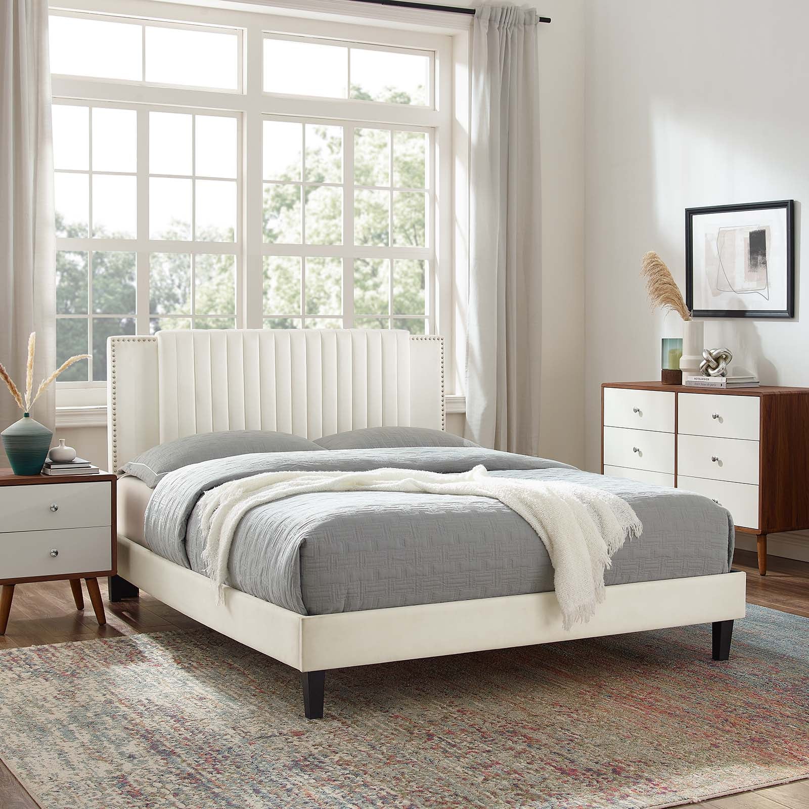 Zahra Channel Tufted Performance Velvet Full Platform Bed By Modway - MOD-6998 - Image 32