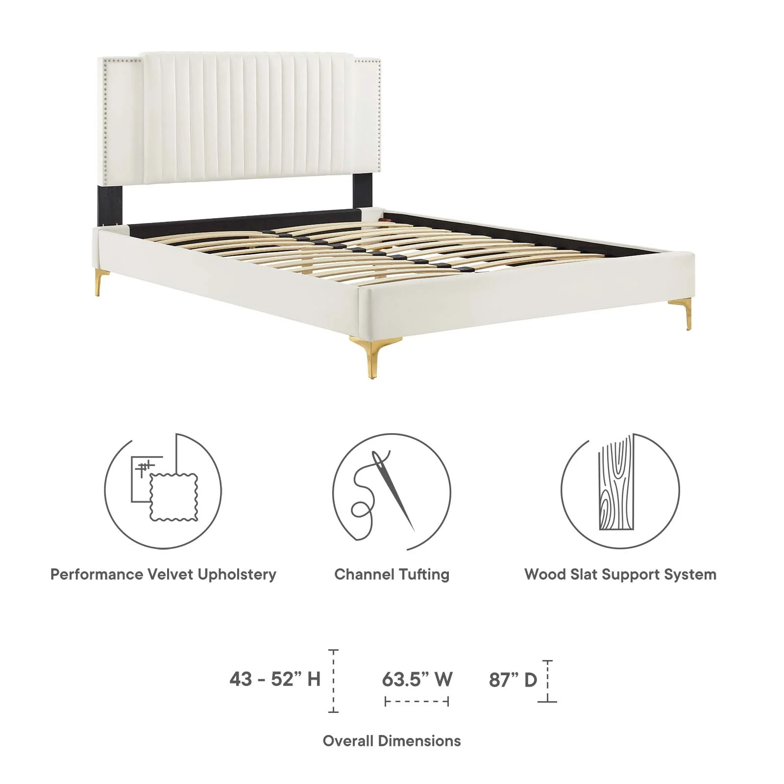 Zahra Channel Tufted Performance Velvet Full Platform Bed By Modway - MOD-7002 - Image 30