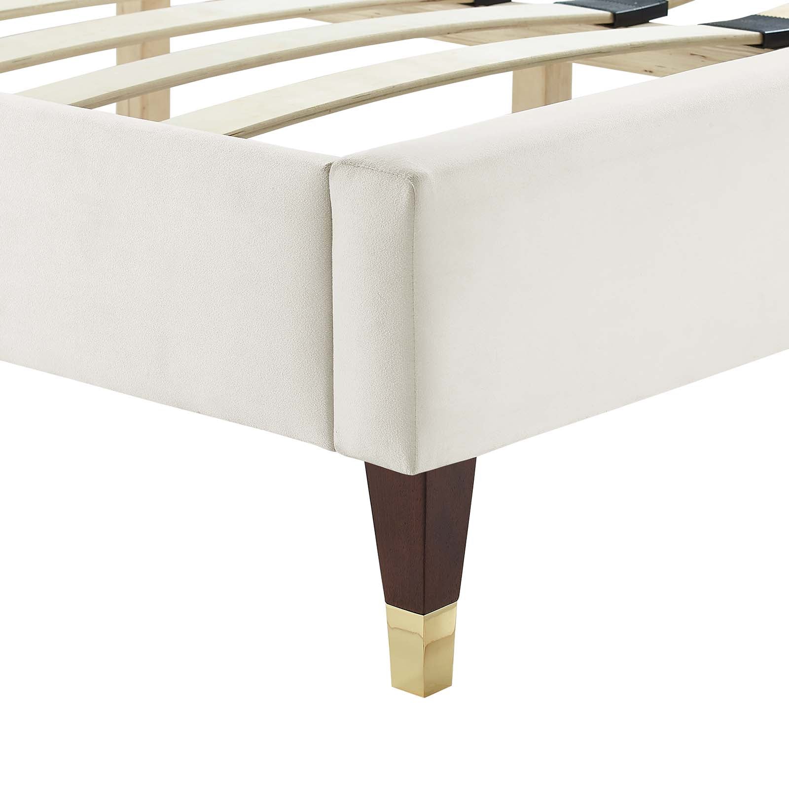 Zahra Channel Tufted Performance Velvet King Platform Bed By Modway - MOD-7006 - Image 29