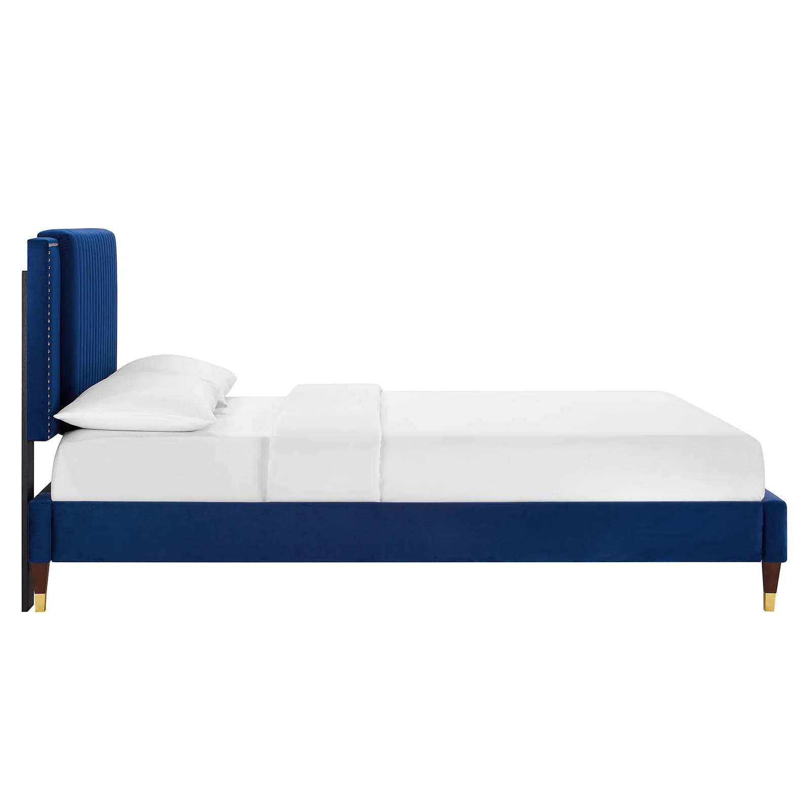 Zahra Channel Tufted Performance Velvet Queen Platform Bed By Modway - MOD-6970 - Image 18