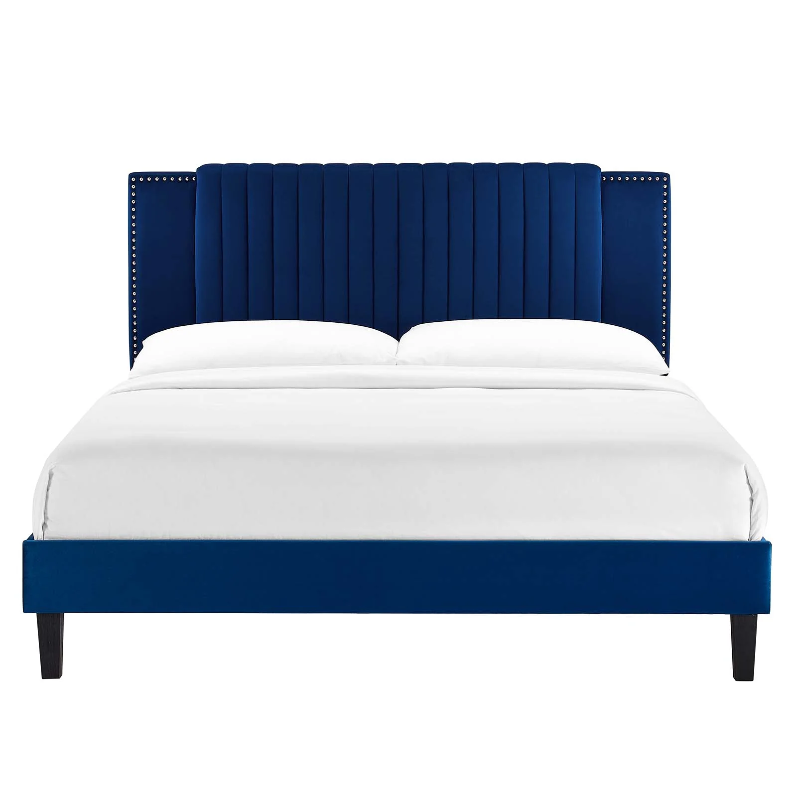Zahra Channel Tufted Performance Velvet Queen Platform Bed By Modway - MOD-6974 - Image 19