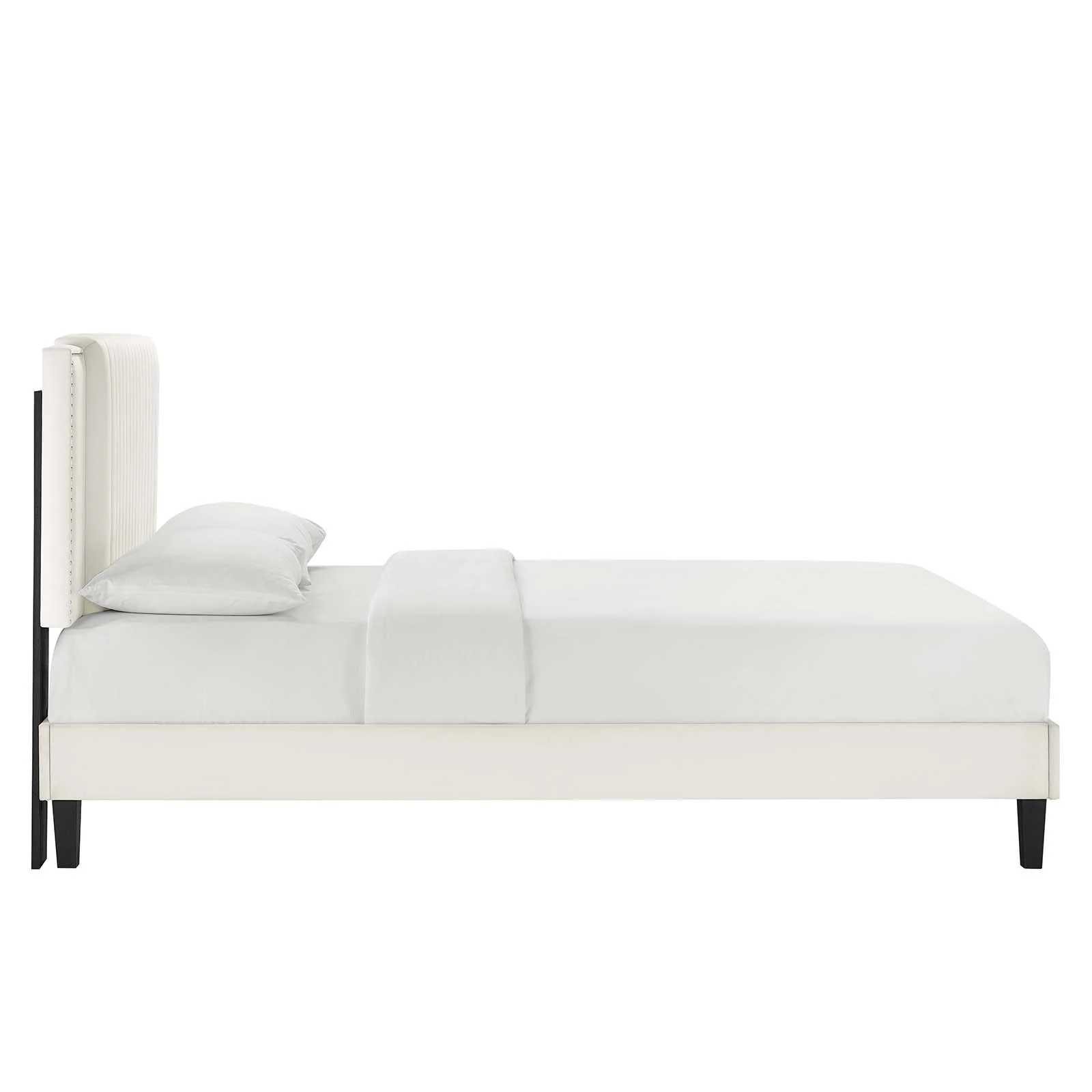 Zahra Channel Tufted Performance Velvet Queen Platform Bed By Modway - MOD-6974 - Image 26