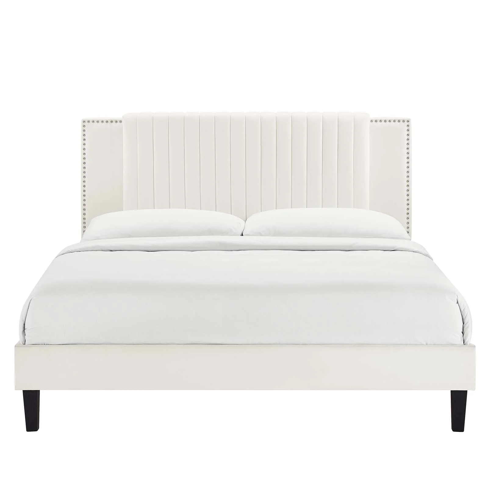 Zahra Channel Tufted Performance Velvet Queen Platform Bed By Modway - MOD-6974 - Image 27