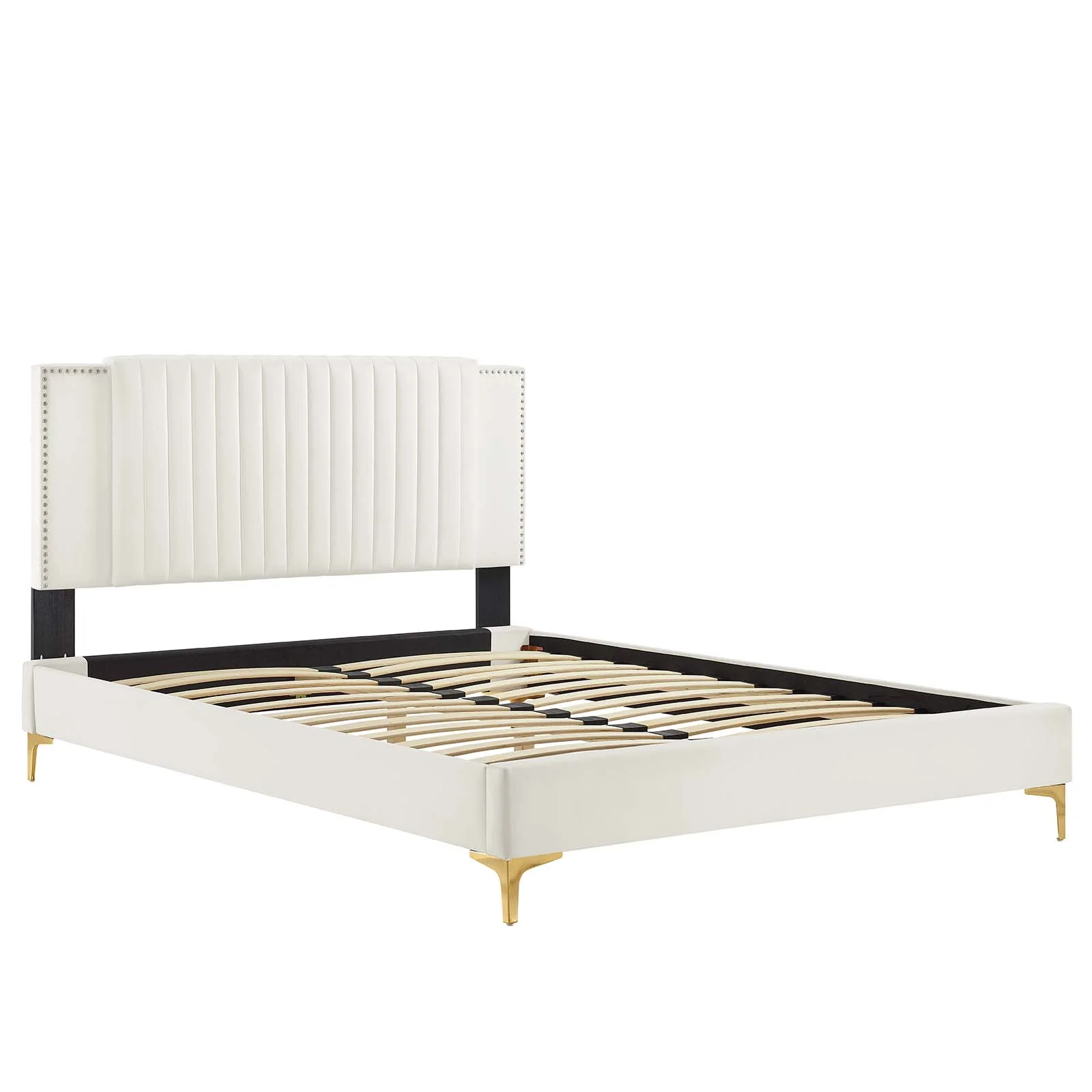 Zahra Channel Tufted Performance Velvet Twin Platform Bed By Modway - MOD-6990 - Image 28