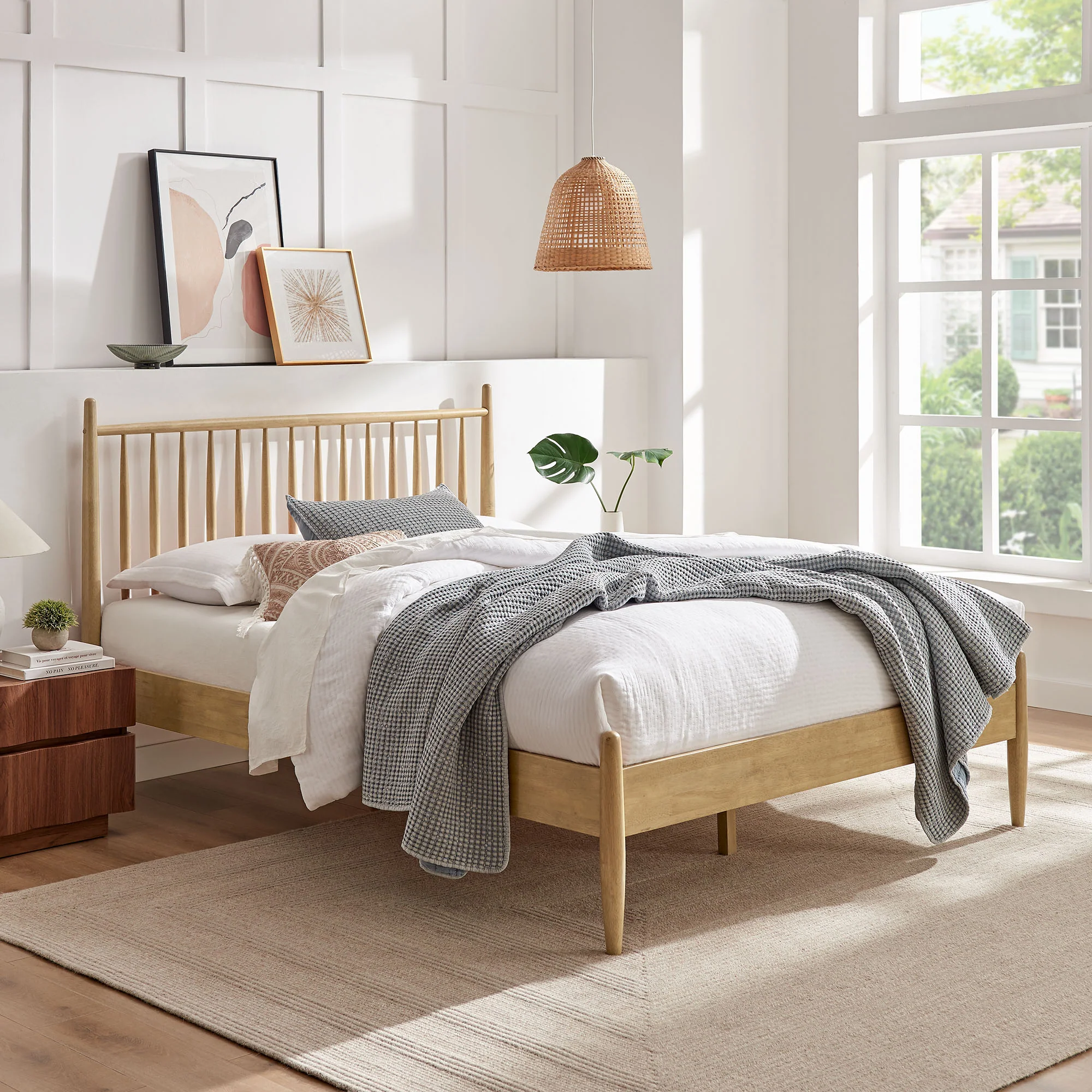 Zane Queen Size Spindle Bed by Modway - Image 15